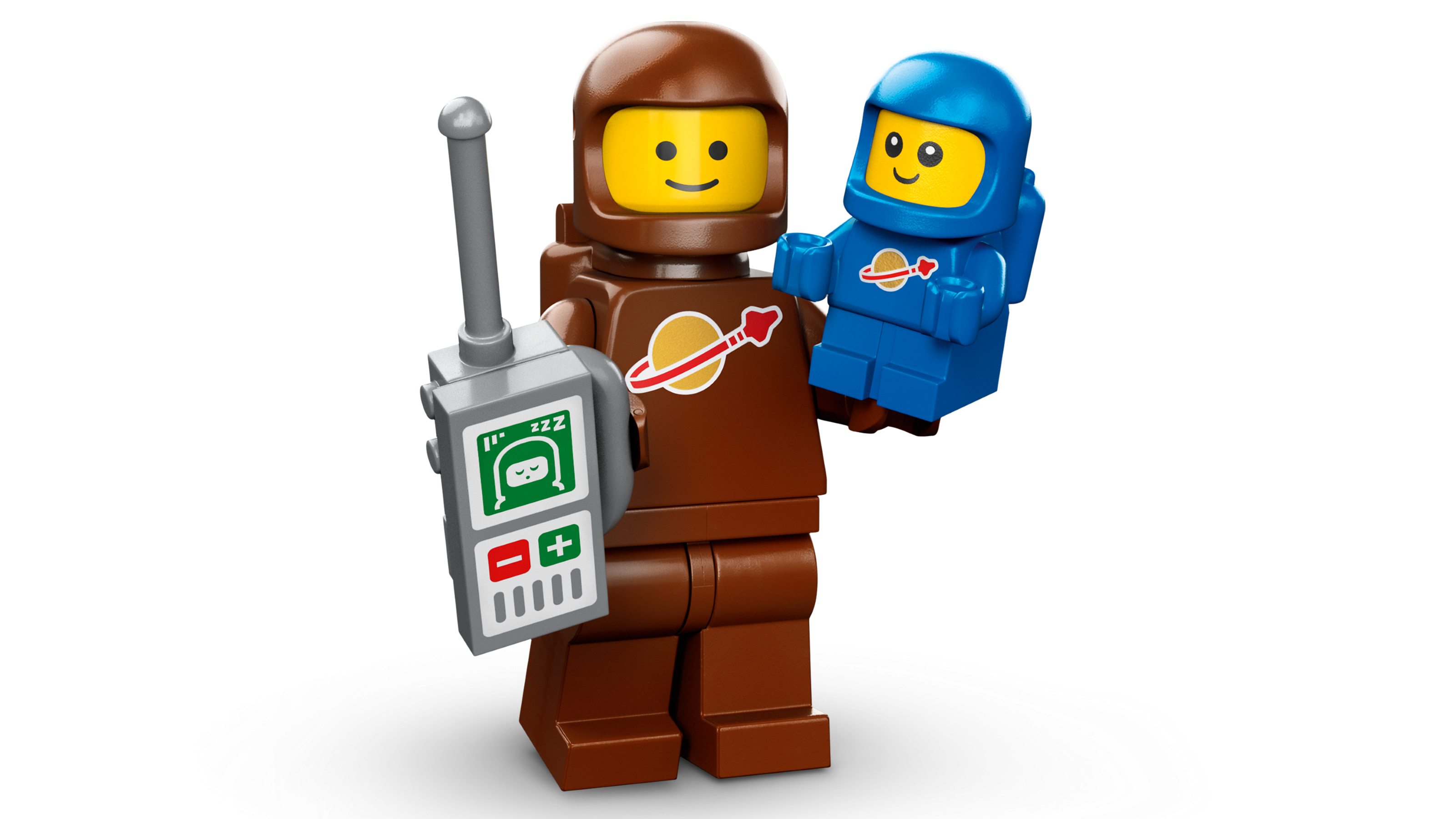 LEGO Brown Astronaut and Spacebaby (71037-3)