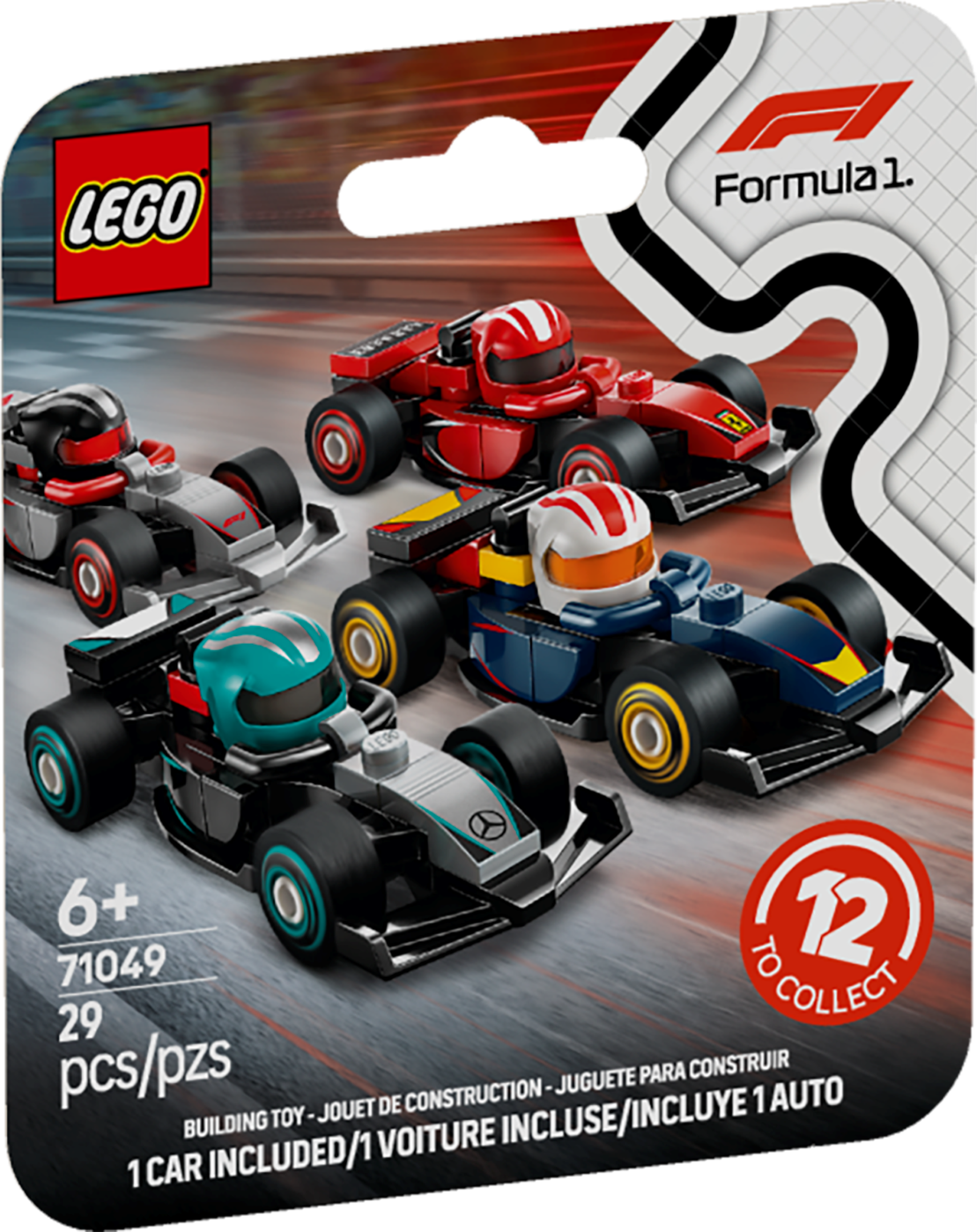 LEGO F1 Collectible Race Car - Random Box (71049-0)