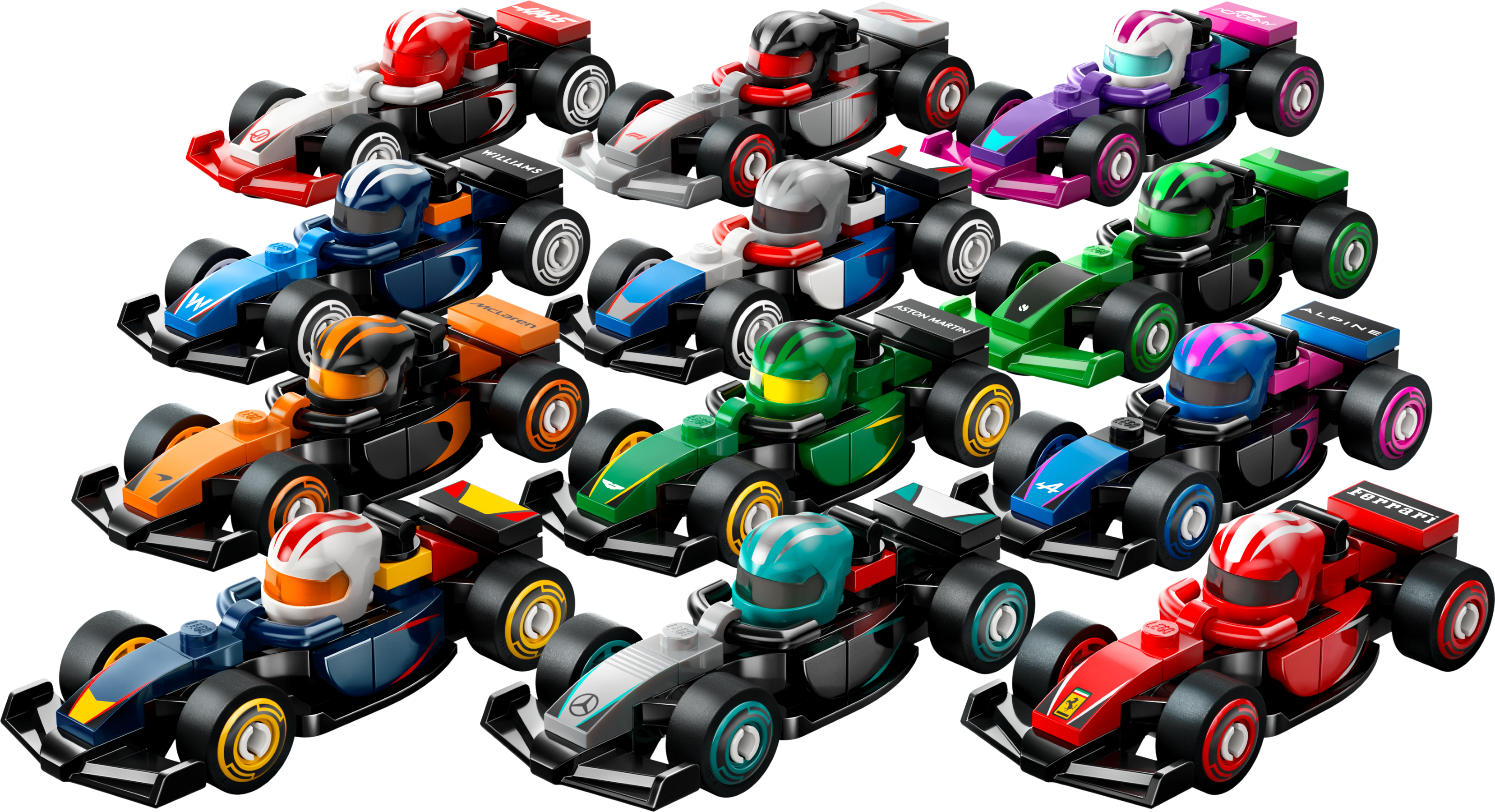 LEGO F1 Collectible Race Car - Complete - All Sets (71049-13)