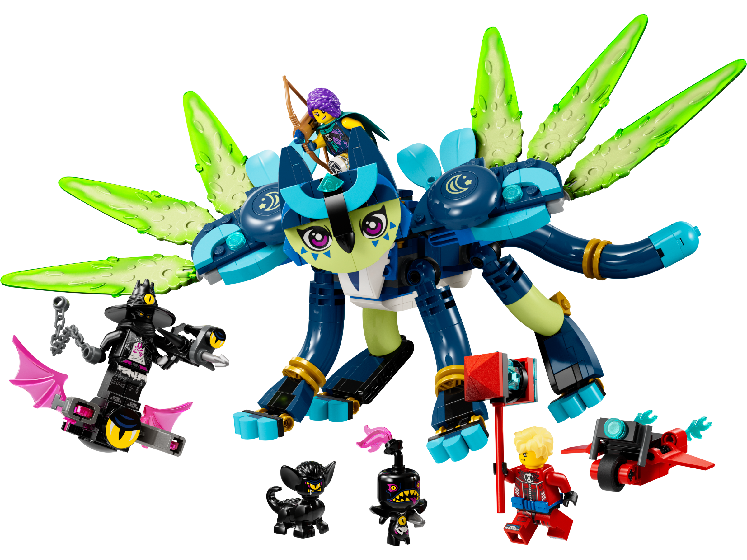LEGO Zoey y Zian el Gato-Búho (71476)