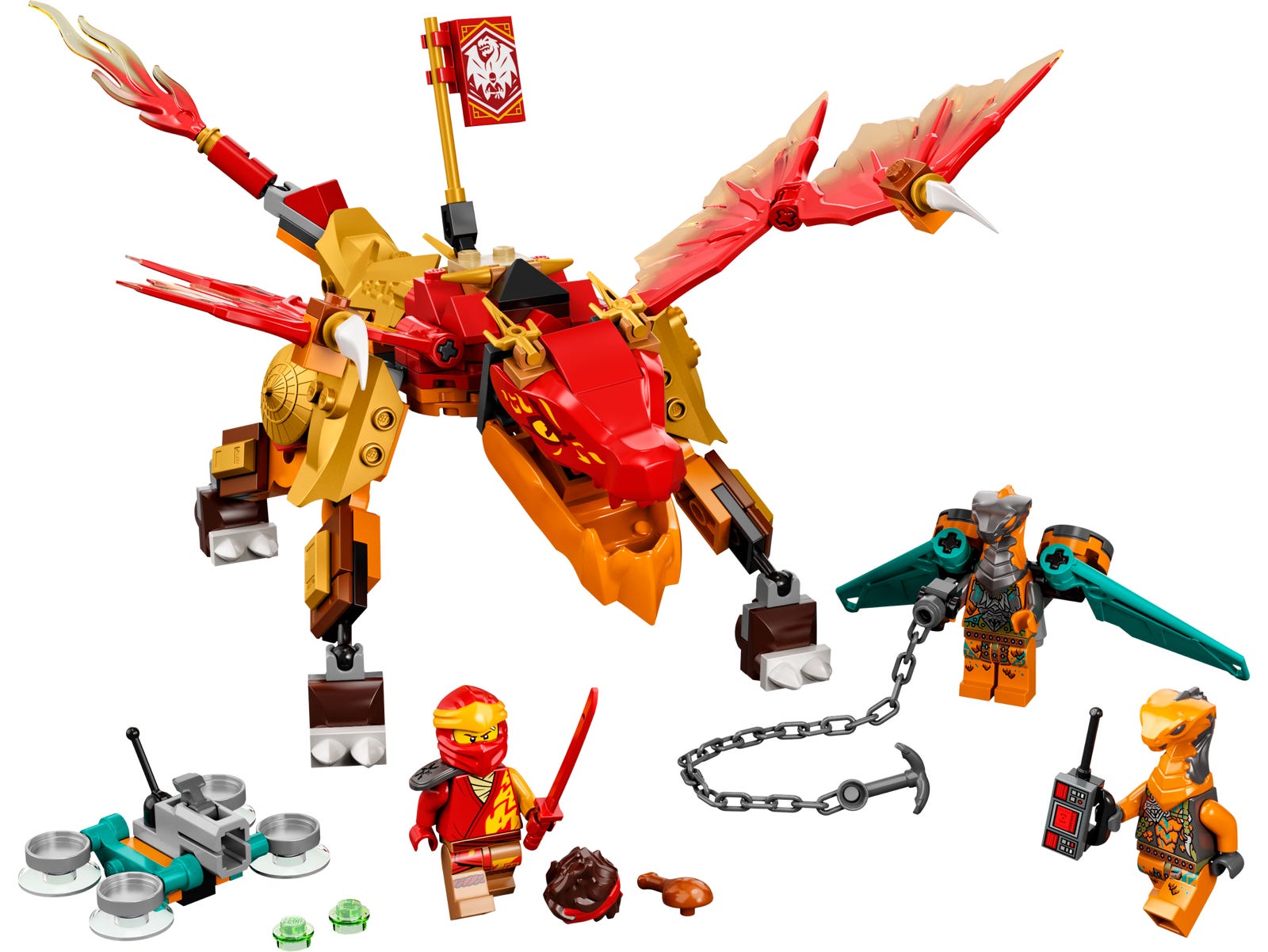 LEGO Dragón del Fuego EVO de Kai (71762)