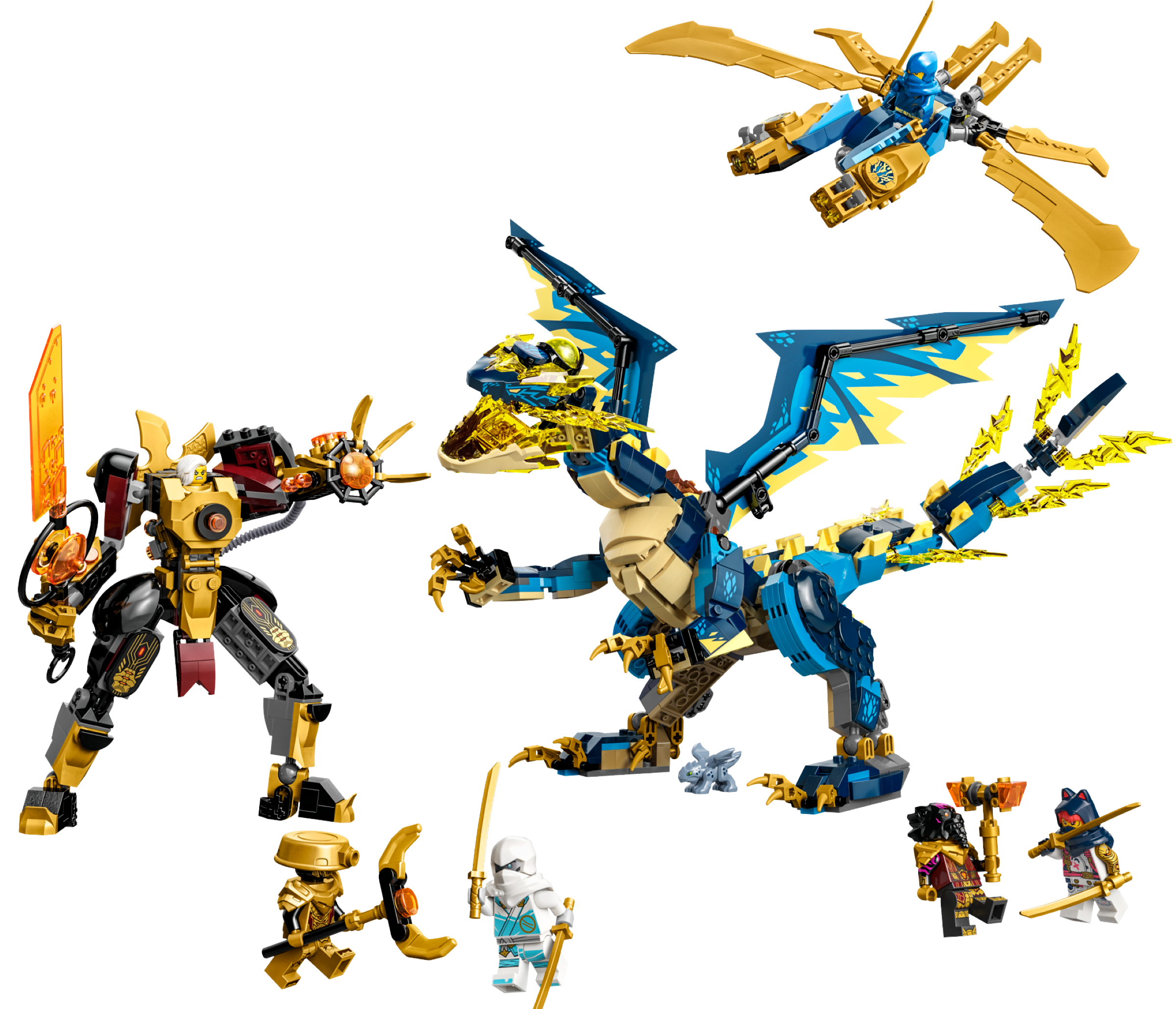 LEGO Dragón Elemental vs. Meca de la Emperatriz (71796)