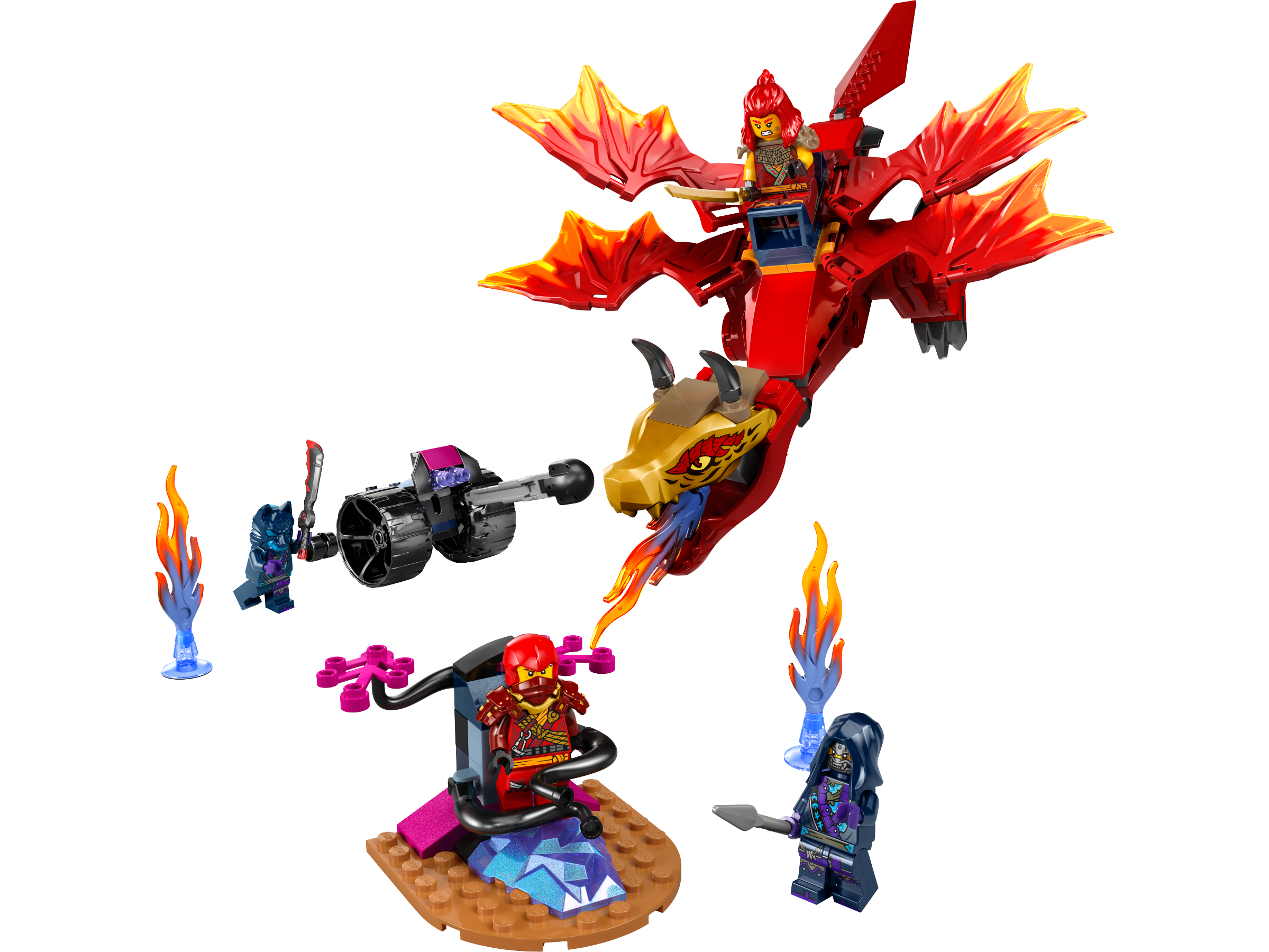 LEGO Batalla del Dragón Fuente de Kai (71815)