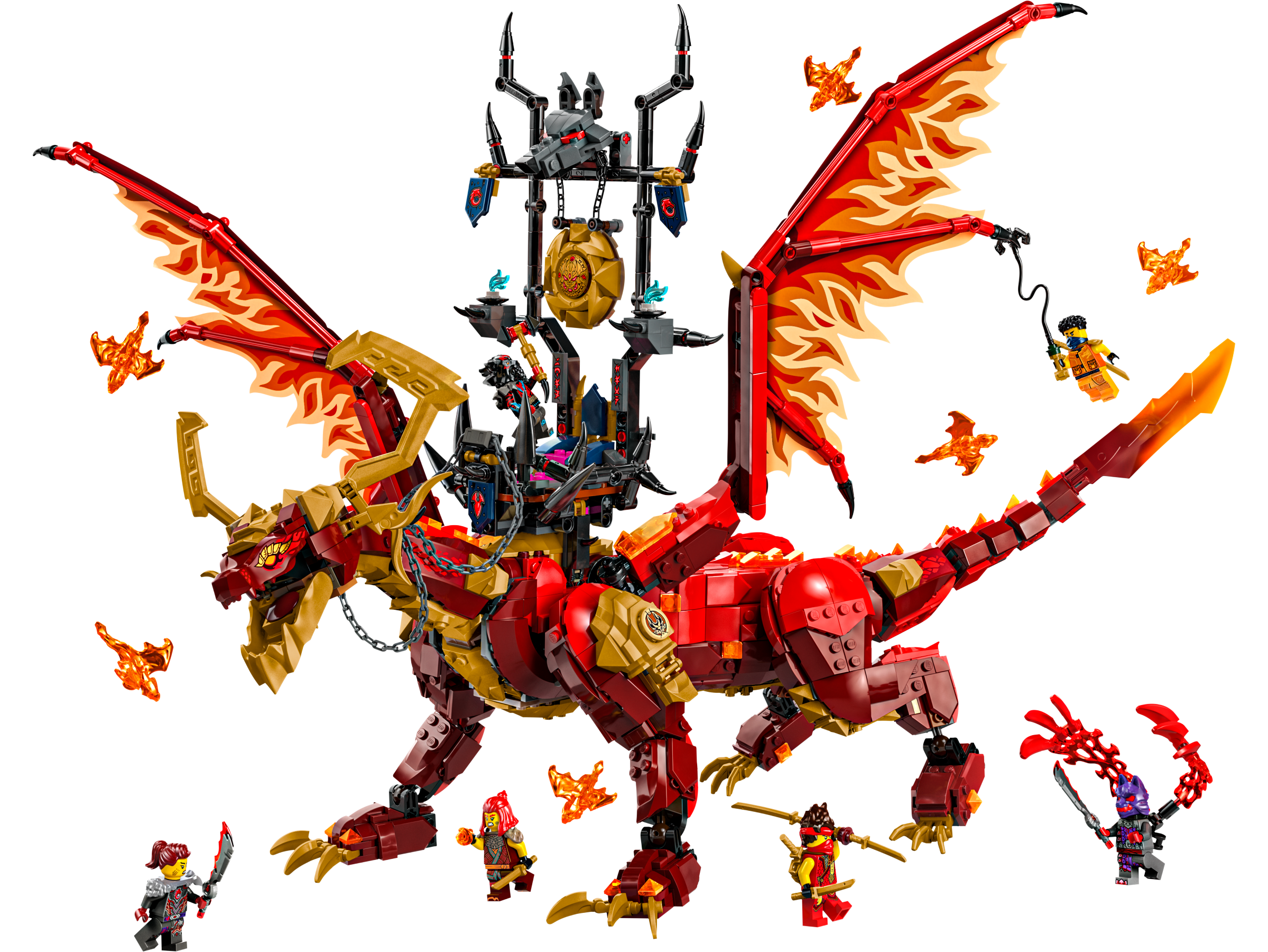 LEGO Dragón Fuente del Movimiento (71822)