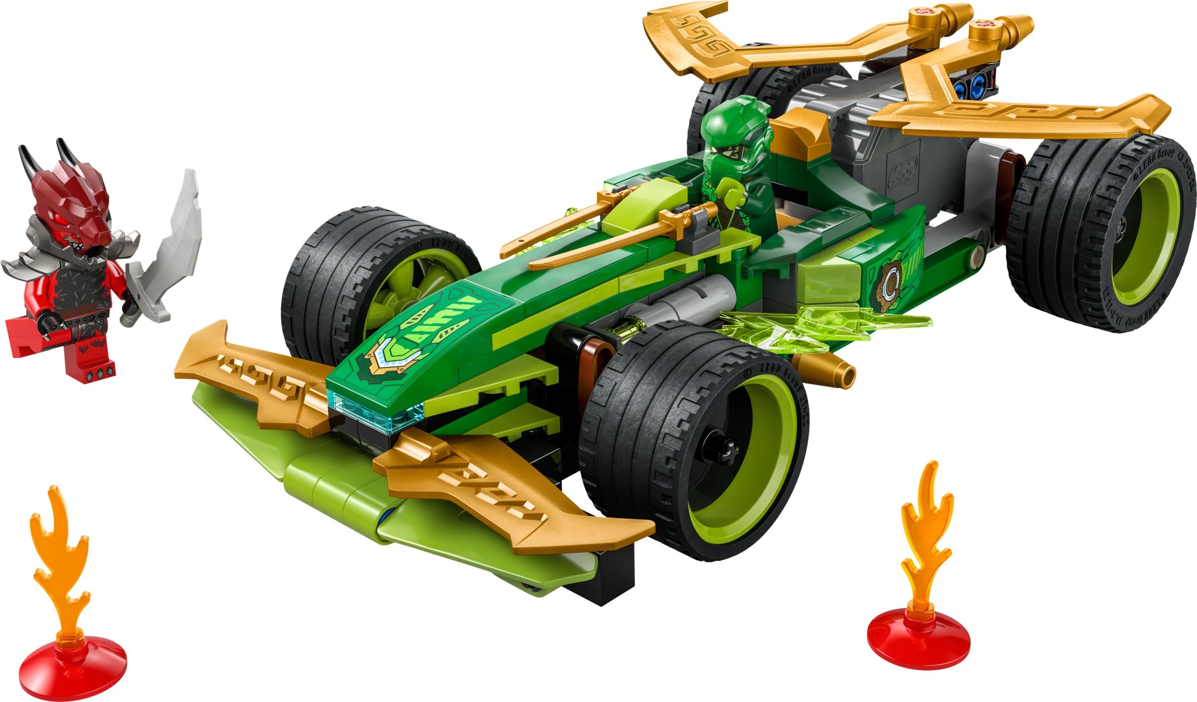 LEGO Coche de Carreras con Motor de Carga Manual de Lloyd (71828)