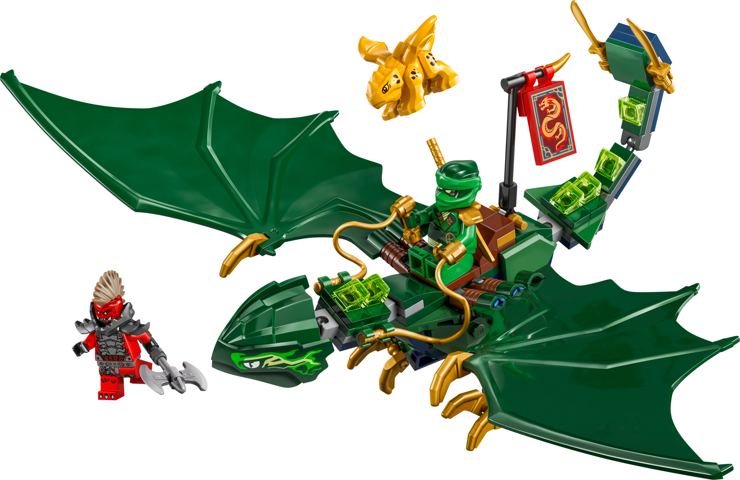 LEGO Dragón Verde del Bosque de Lloyd (71829)