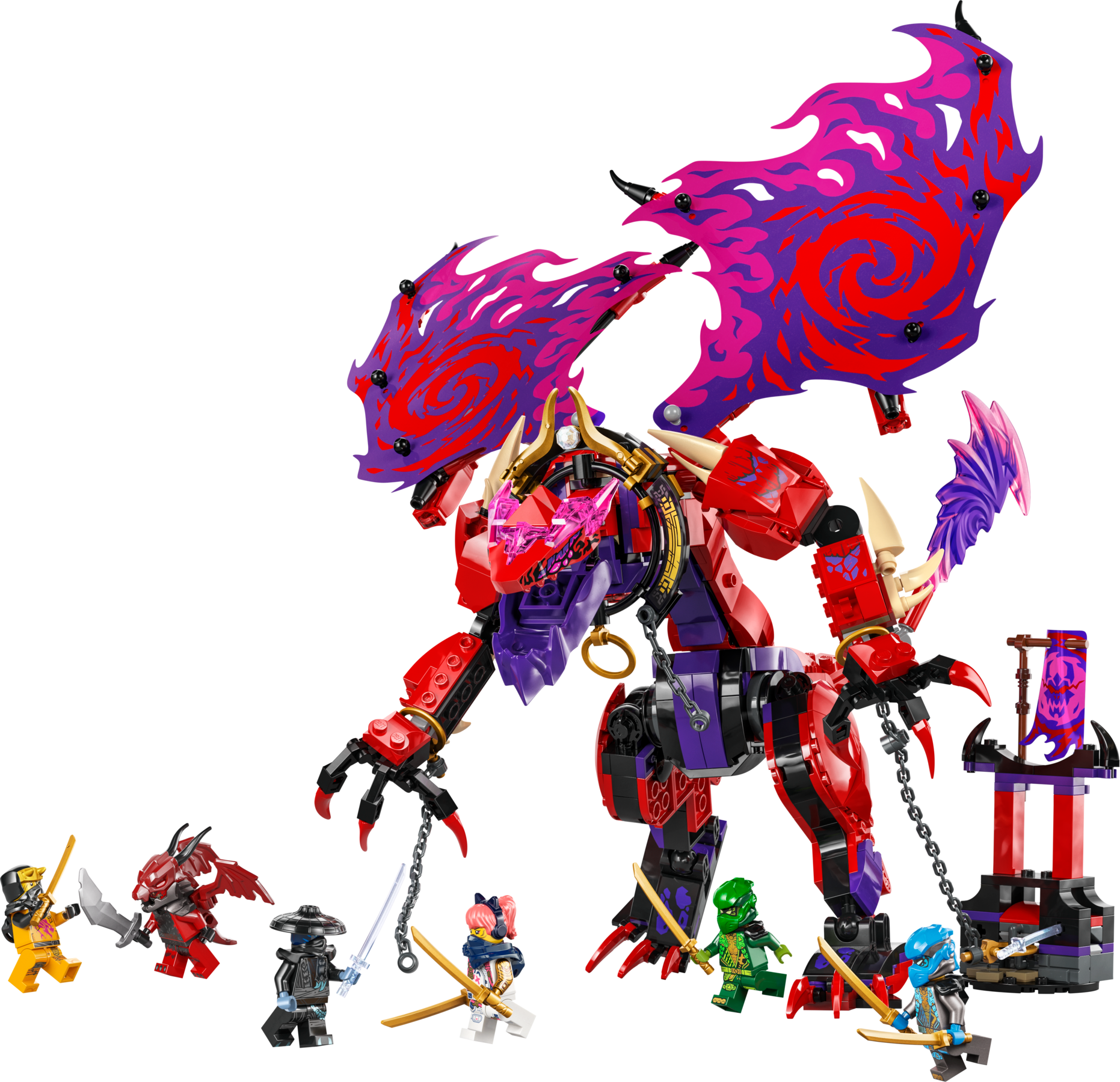 LEGO Dragón del Caos: Colmillo Tronador (71832)
