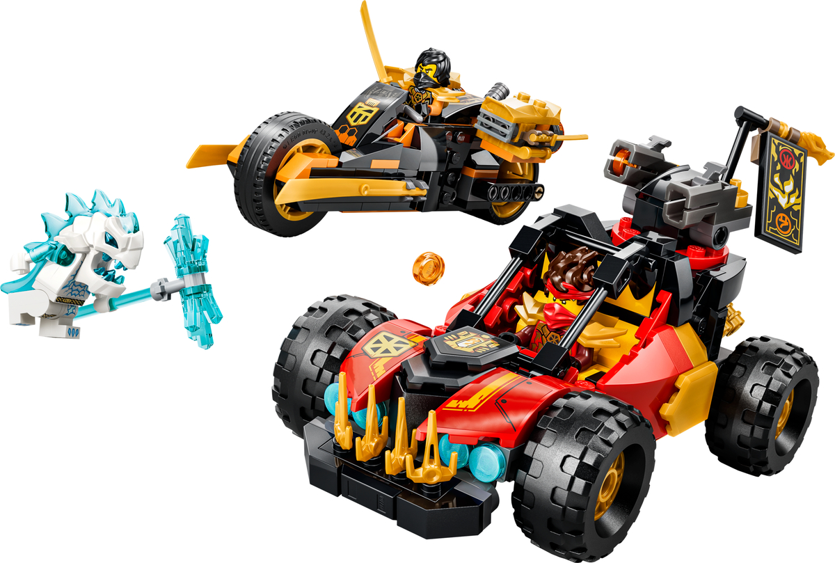 LEGO Vehículos Combinables de Kai y Cole (71864)