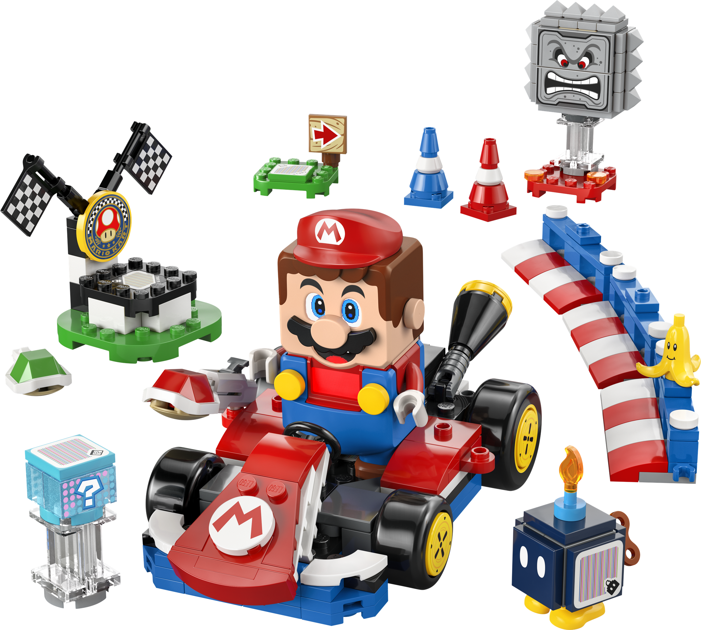 LEGO Mario Kart™ – LEGO® Mario™ interactivo y Kart estándar (72043)