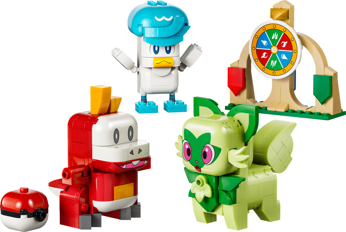 LEGO SMART Play: Sprigatito, Fuecoco and Quaxly Battle (72158)