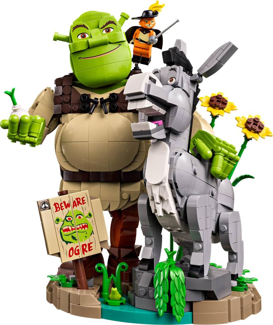 LEGO Shrek, Asno y Gato con Botas (72423)