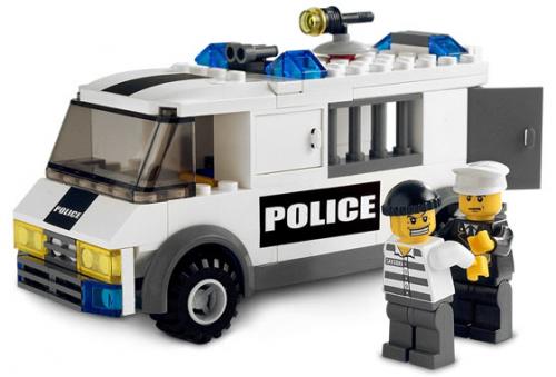 LEGO Prisoner Transport, Black Logo (7245)
