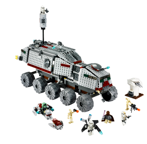 LEGO Clone Turbo Tank (with Non-Light-Up Mace Windu) (7261-2)