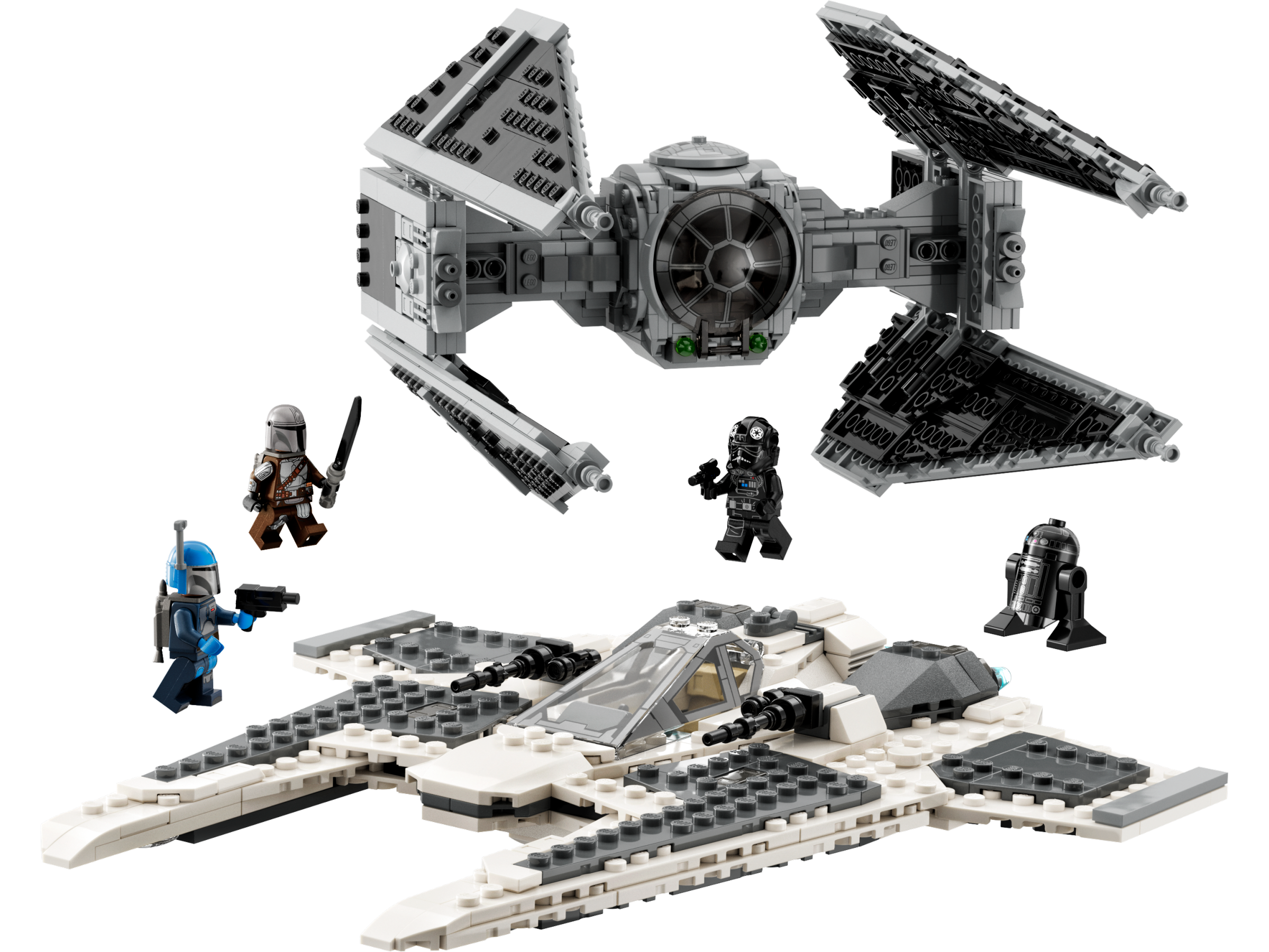 LEGO Caza Colmillo Mandaloriano vs. Interceptor TIE (75348)