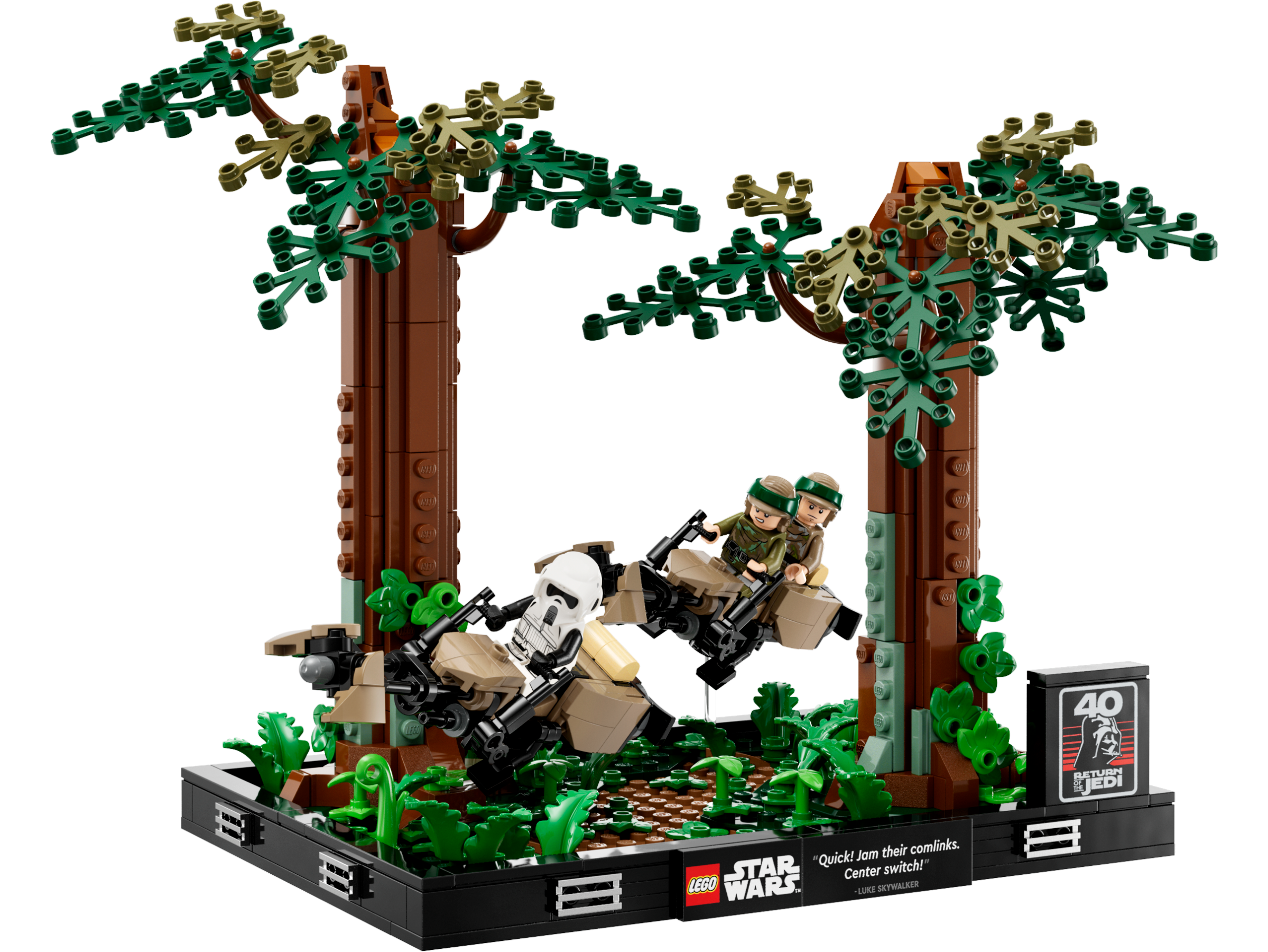 LEGO Diorama: Duelo de Speeders en Endor (75353)