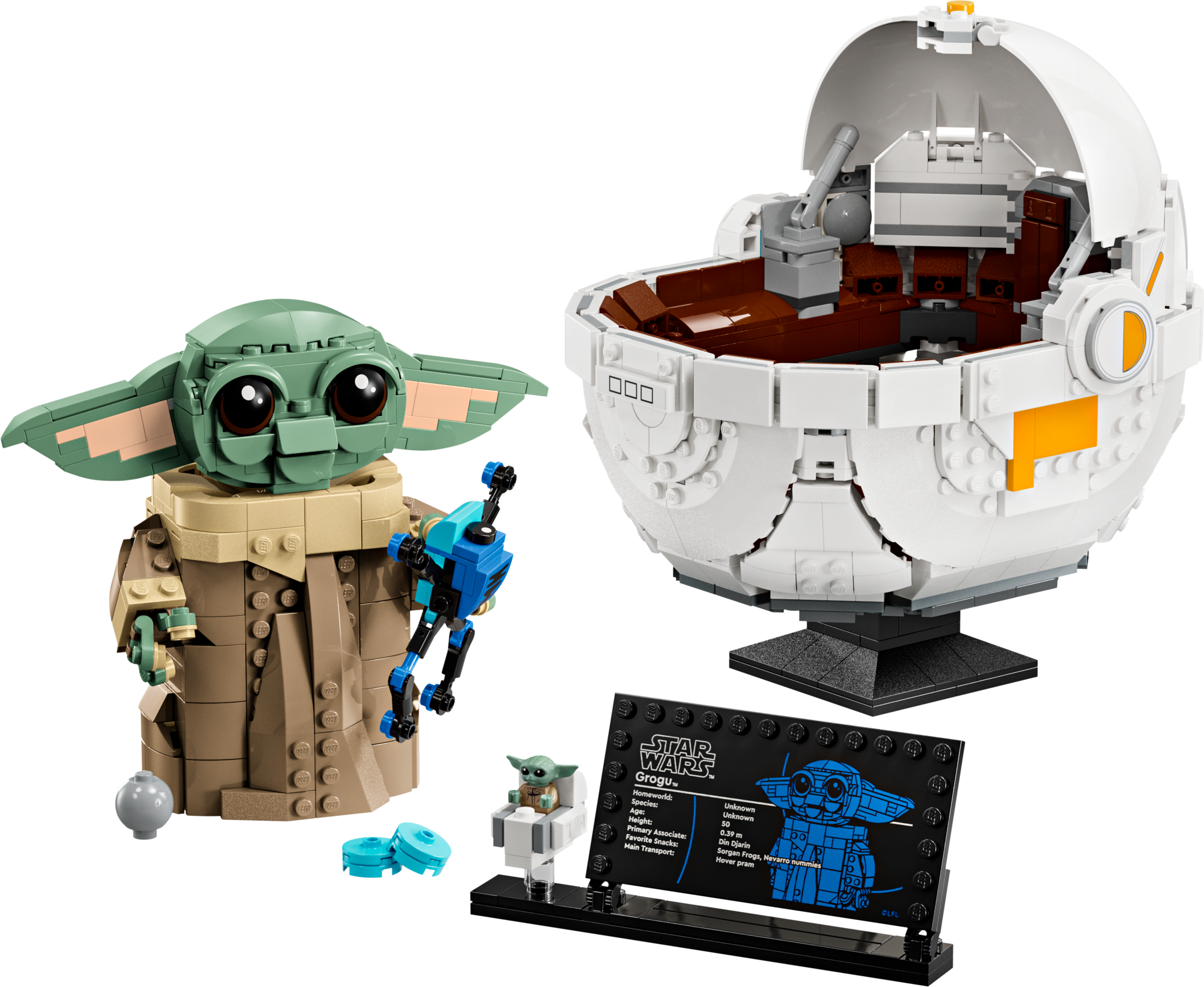 LEGO Grogu™ con Aerocuna (75403)