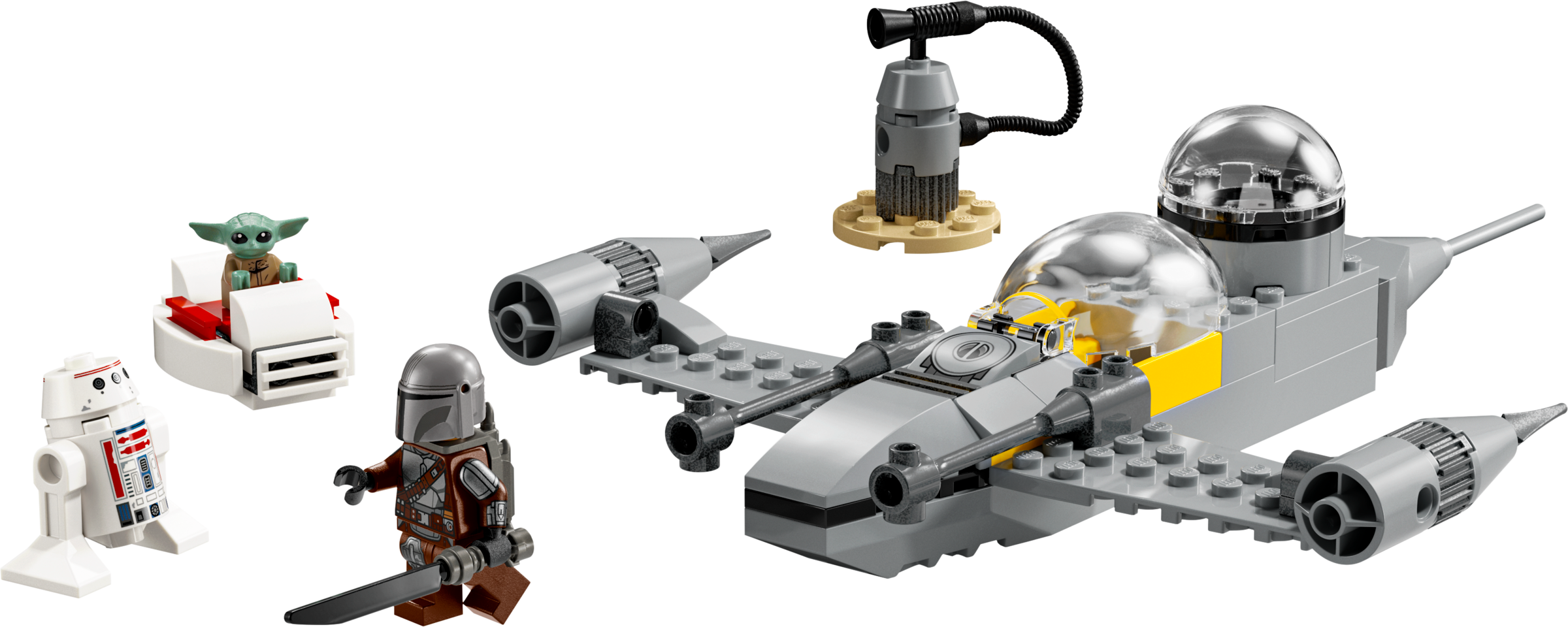 LEGO Caza Estelar N-1 de Mando y Grogu (75410)