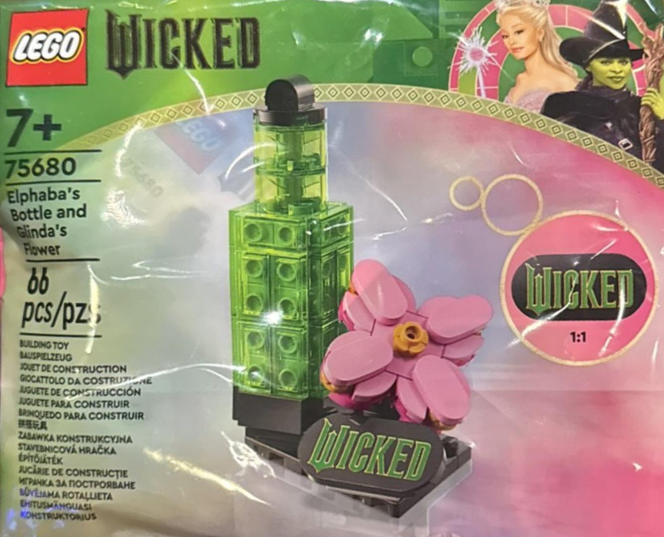 LEGO Elphaba's Bottle and Glinda's Flower (75680)