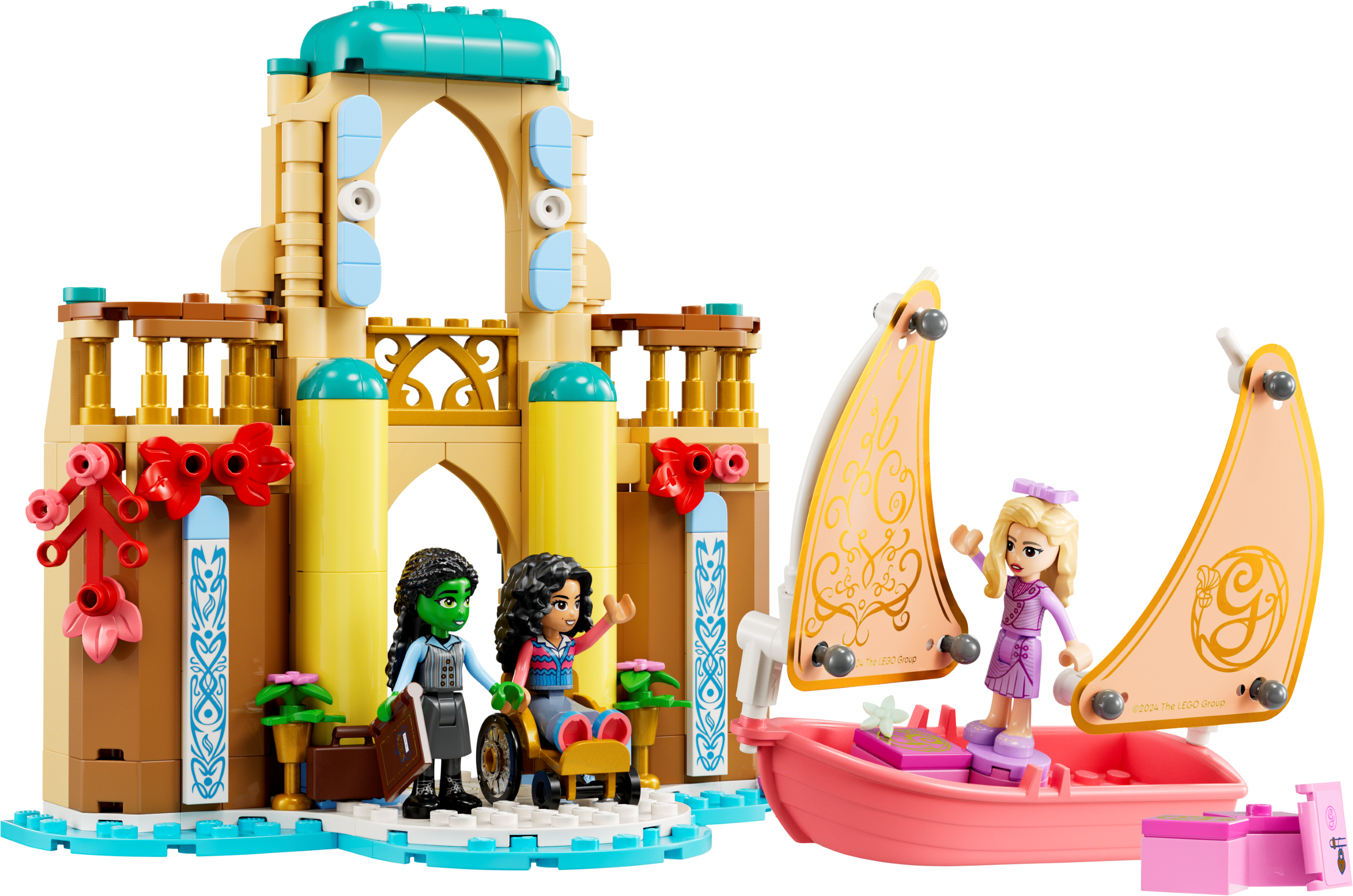 LEGO Glinda, Elphaba y Nessarose en Shiz University (75681)