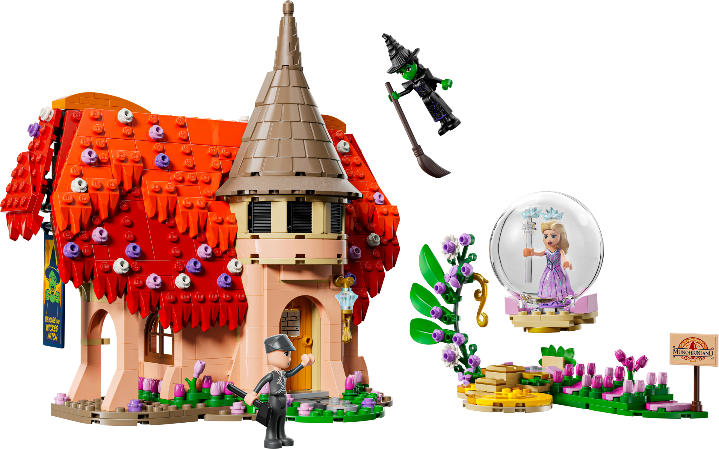 LEGO Glinda y Elphaba Visitan Munchkinland (75690)