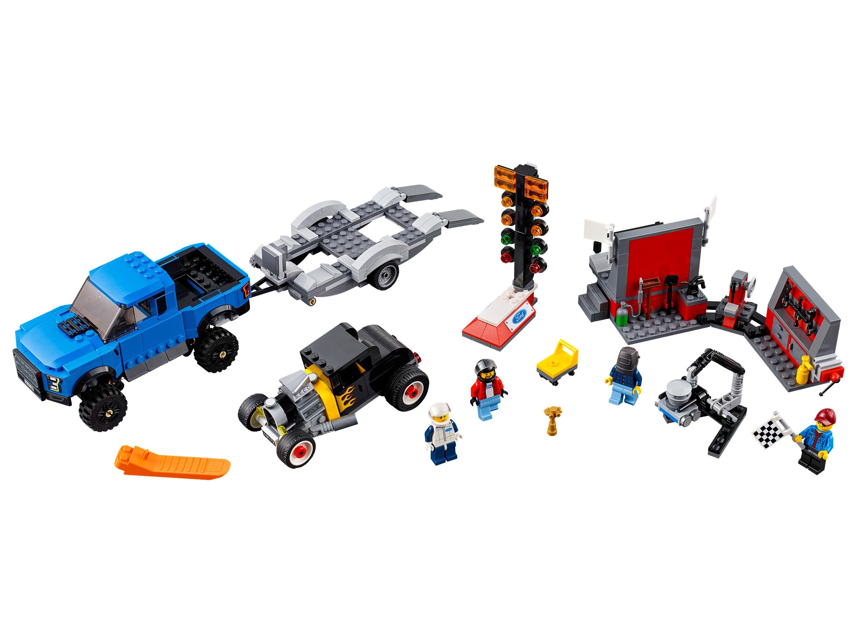 LEGO Ford F-150 Raptor y Ford A modificado (75875)
