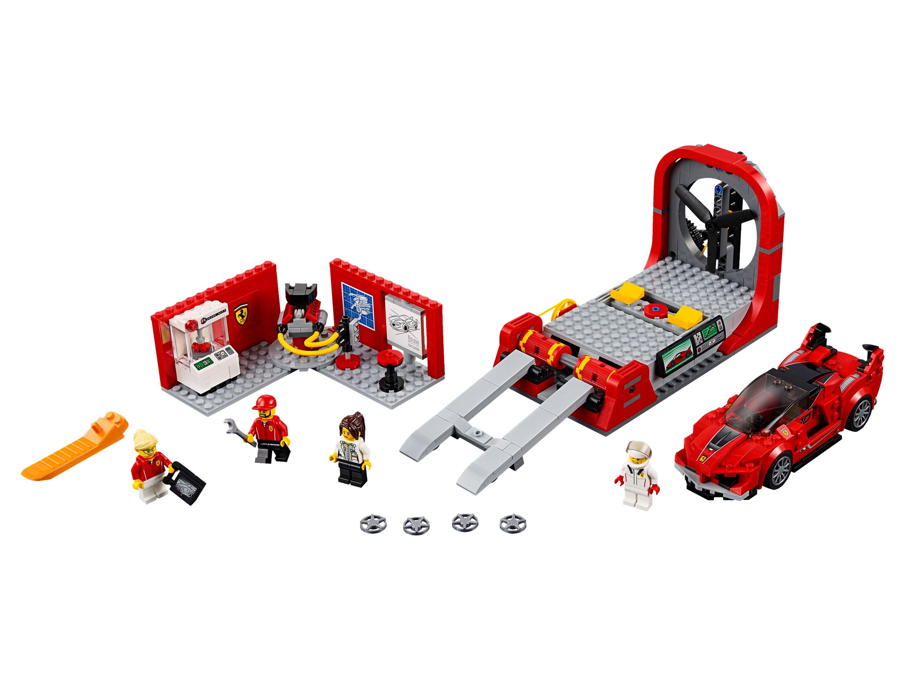LEGO Ferrari FXX K y centro de desarrollo (75882)