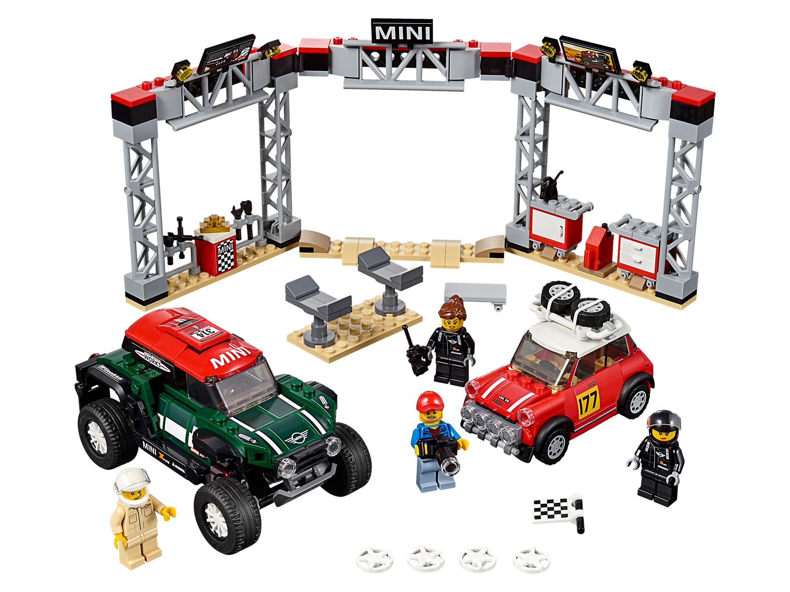 LEGO Mini Cooper S Rally de 1967 y MINI John Cooper Works Buggy de 2018 (75894)