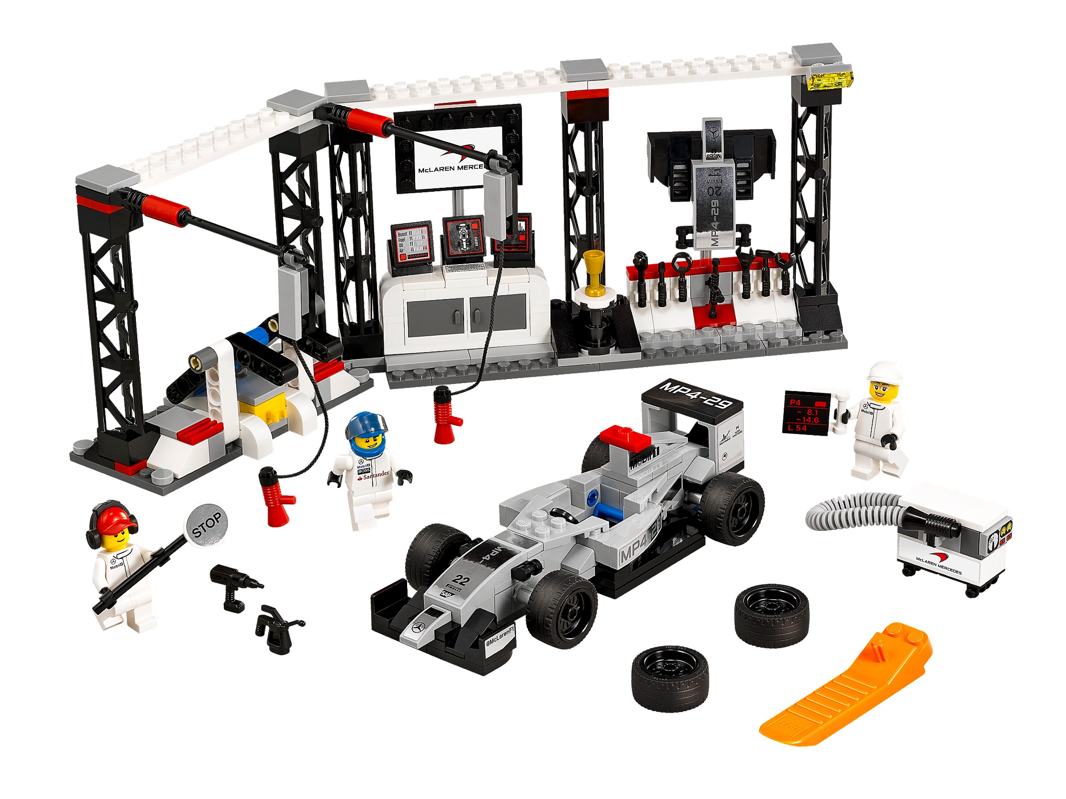 LEGO Puesto de Reparación de McLaren Mercedes (75911)