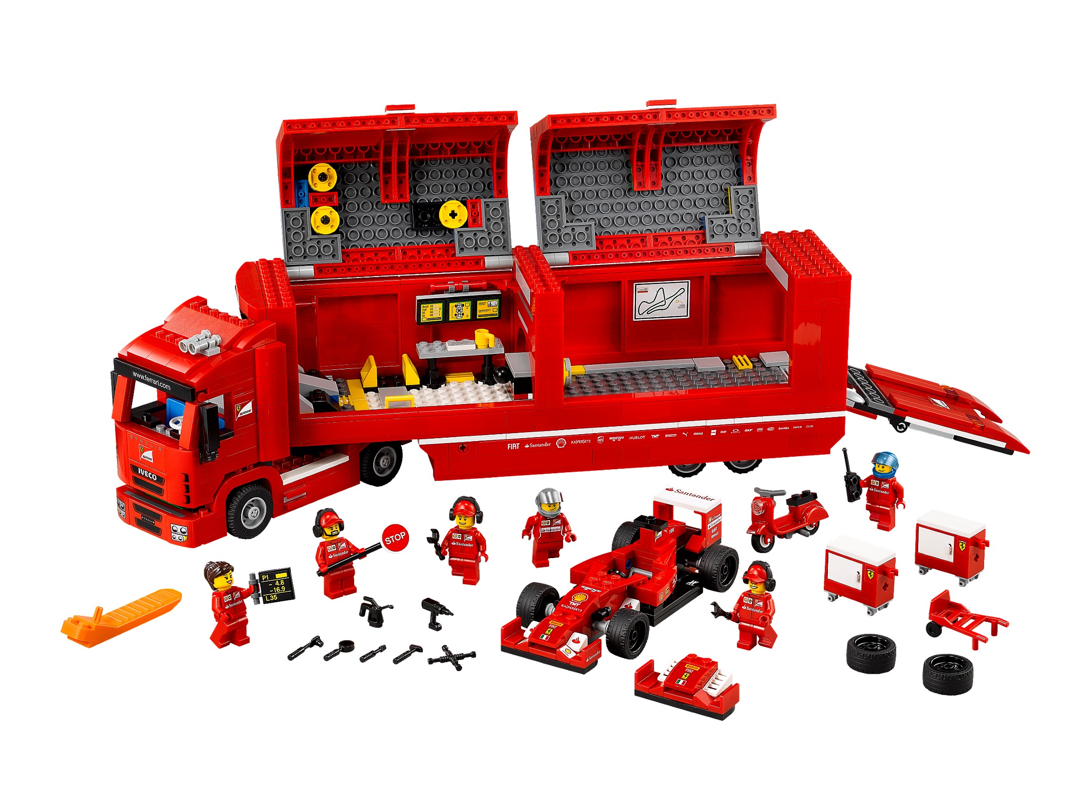 LEGO F14 T y Camión de la Escudería Ferrari (75913)