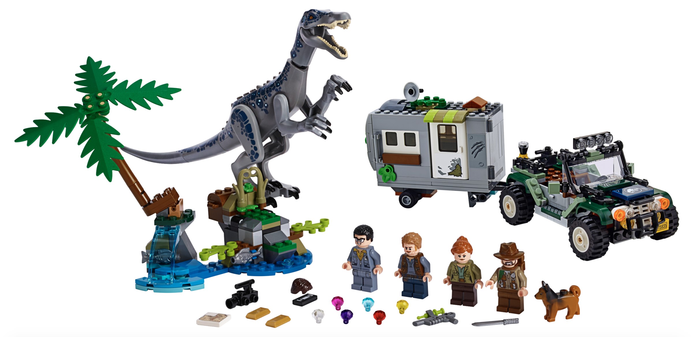 LEGO Encuentro con el Baryonyx: La Caza del Tesoro (75935)