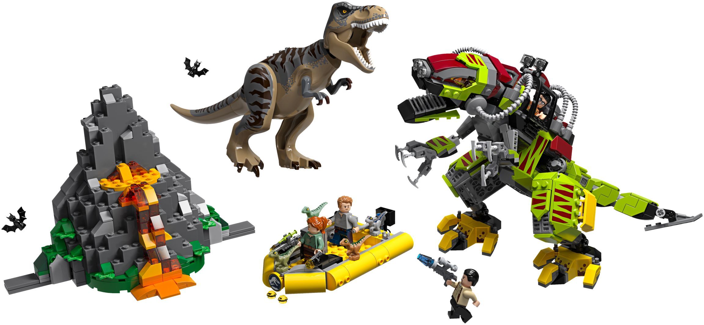 LEGO T. rex vs. Dinosaurio Robótico (75938)