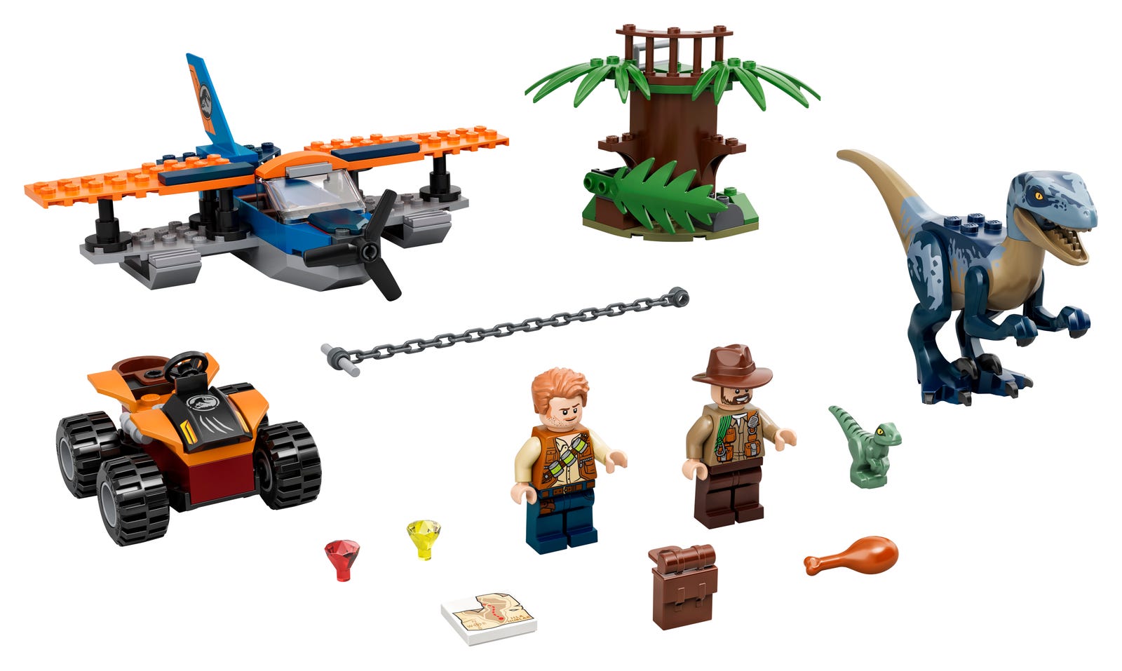 LEGO Velocirraptor: Misión de Rescate en Biplano (75942)