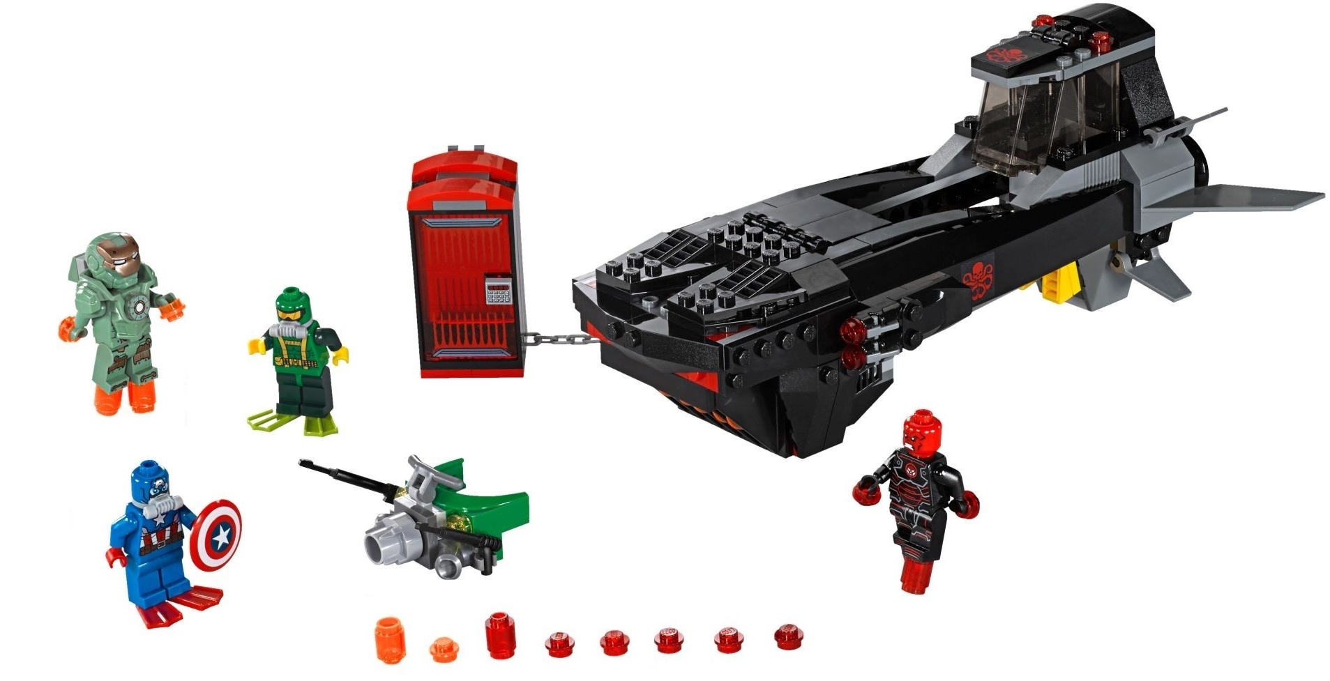 LEGO Ataque en el submarino de Cráneo de Hierro (76048)