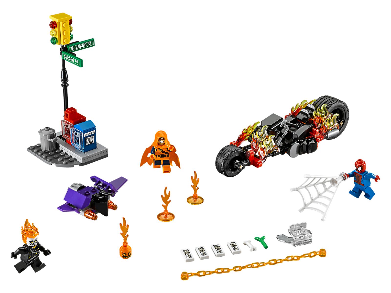 LEGO Spider-Man: Alianza con el Motorista Fantasma (76058)