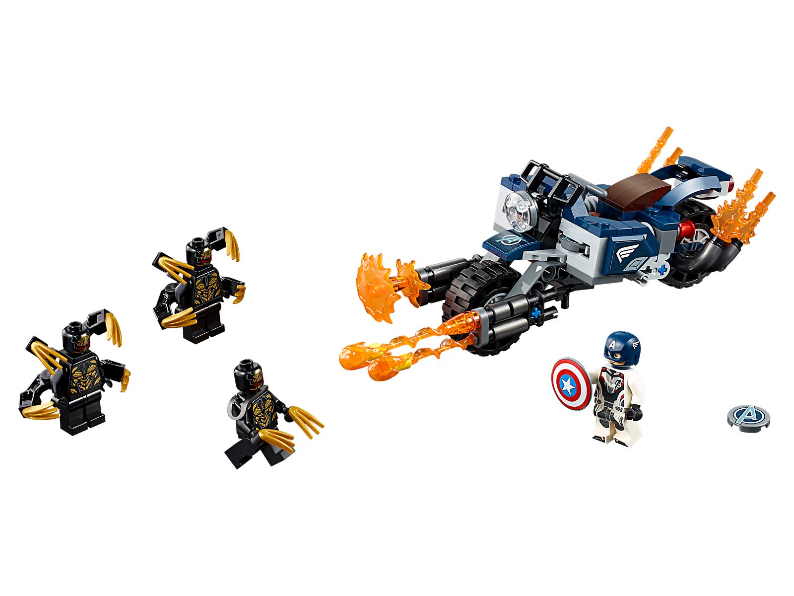 LEGO Capitán América: Ataque de los Outriders (76123)