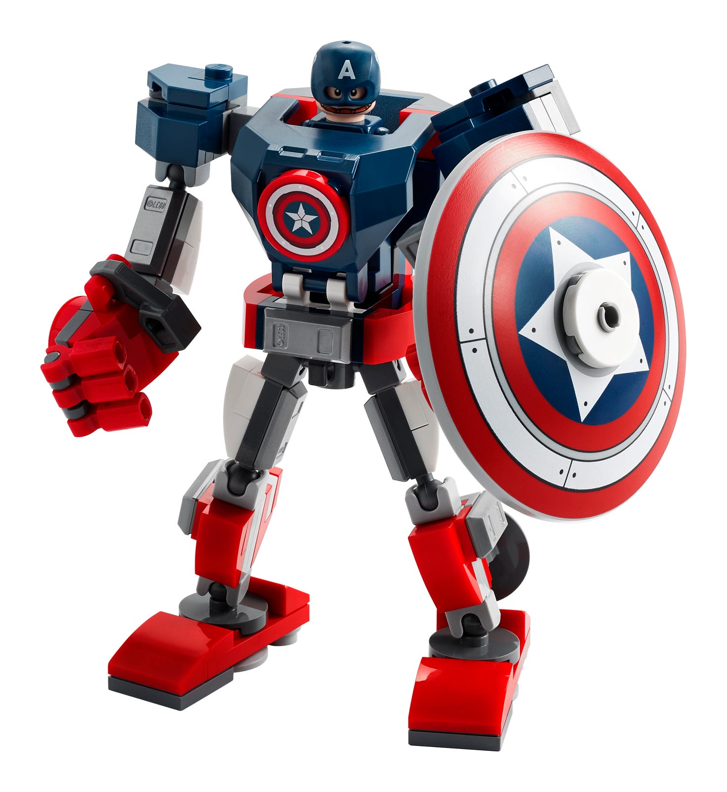 LEGO Armadura Robótica del Capitán América (76168)