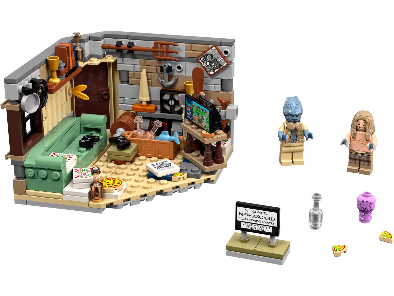 LEGO Nuevo Asgard de Thor Gordo (76200)