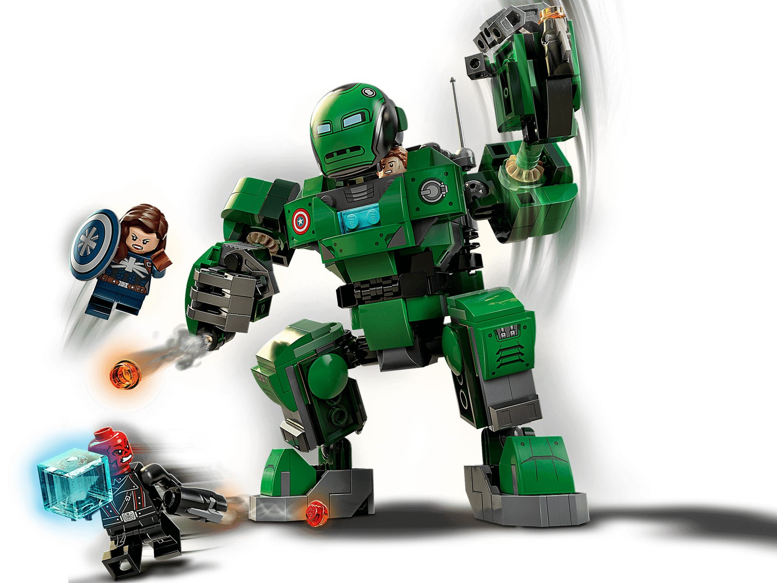 LEGO Capitana Carter y el Meca Gigante de Hydra (76201)