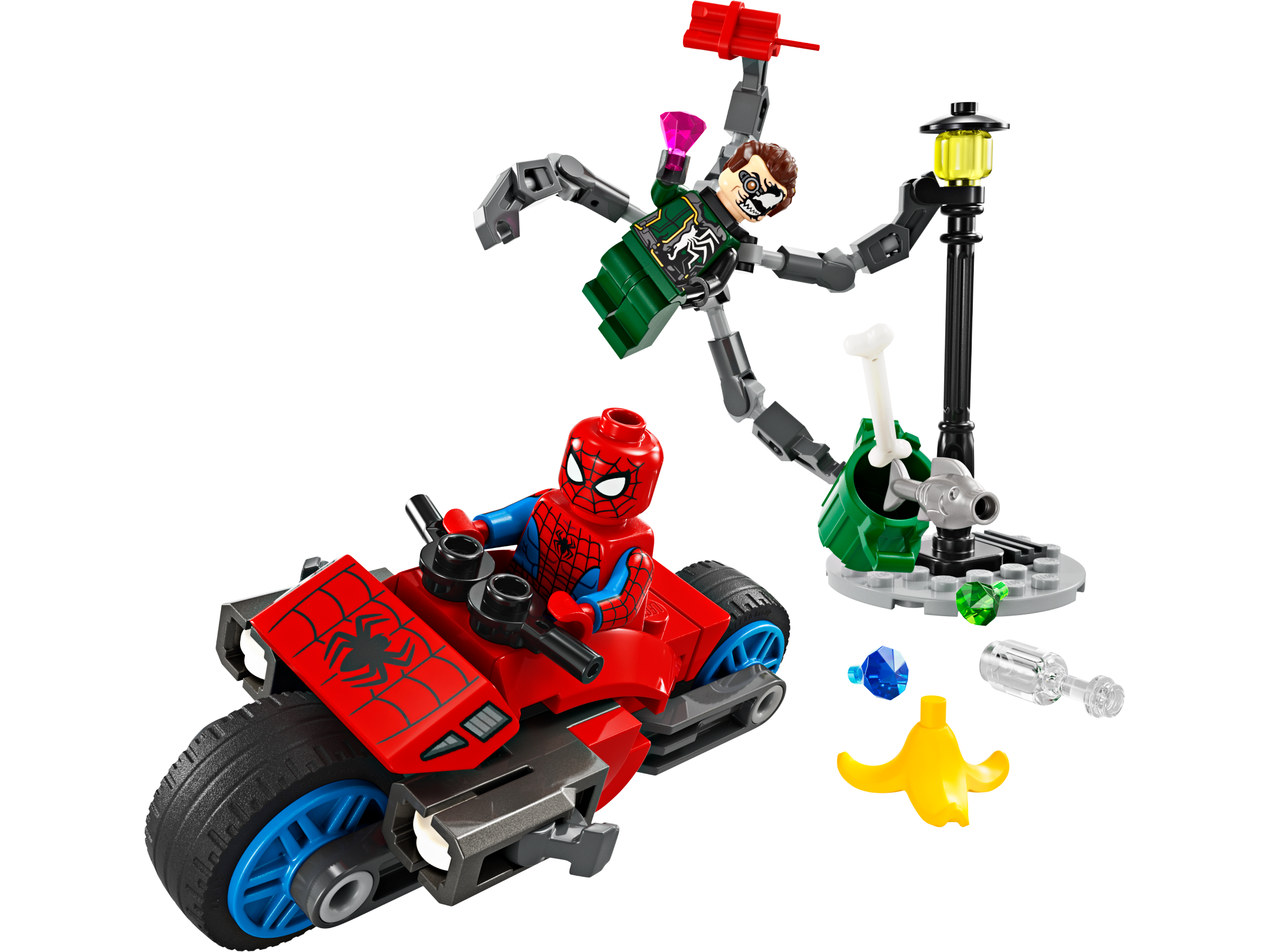LEGO Persecución en Moto: Spider-Man vs. Doc Ock (76275)