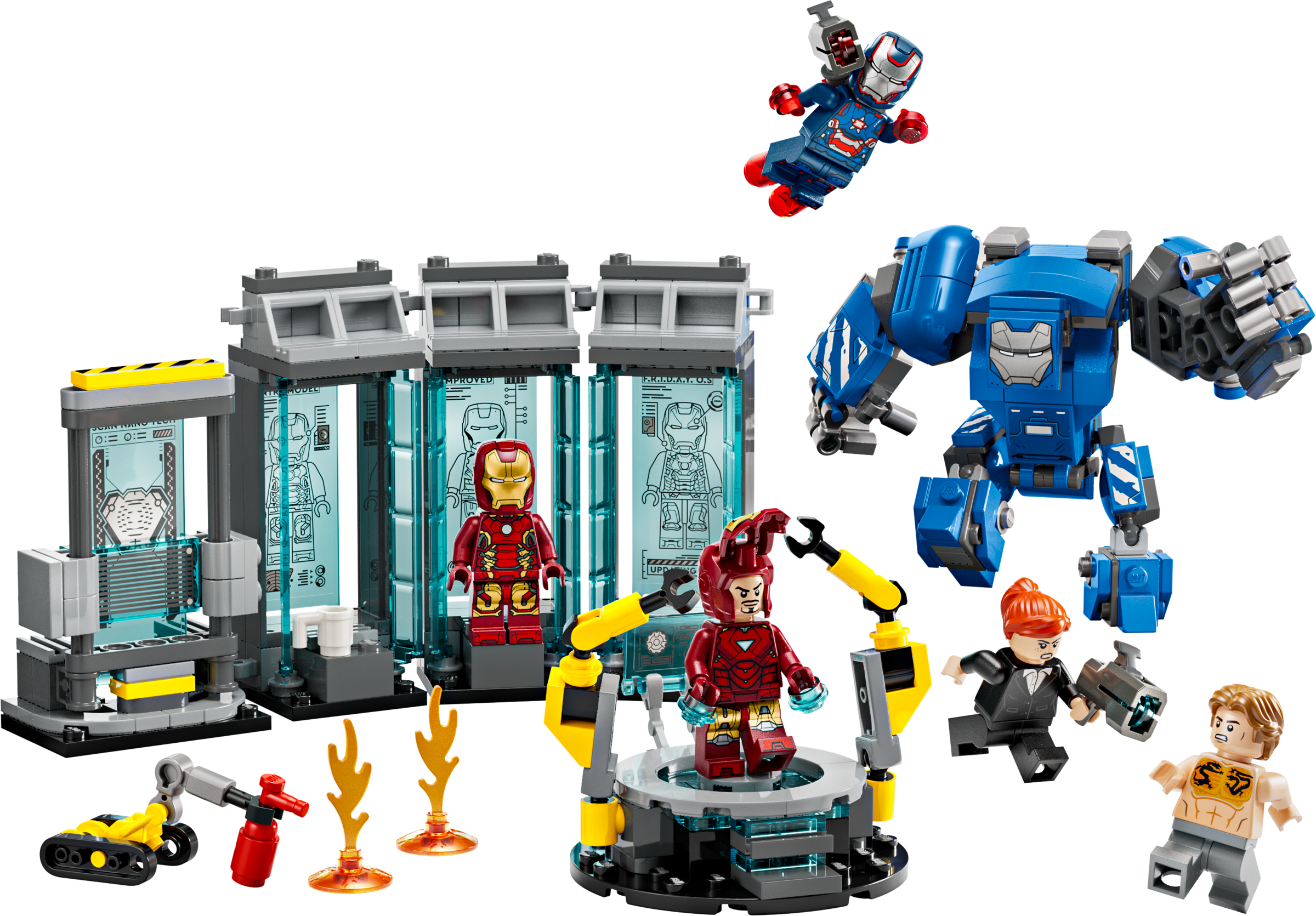 LEGO Laboratorio de Iron Man: Sala de Armaduras (76315)