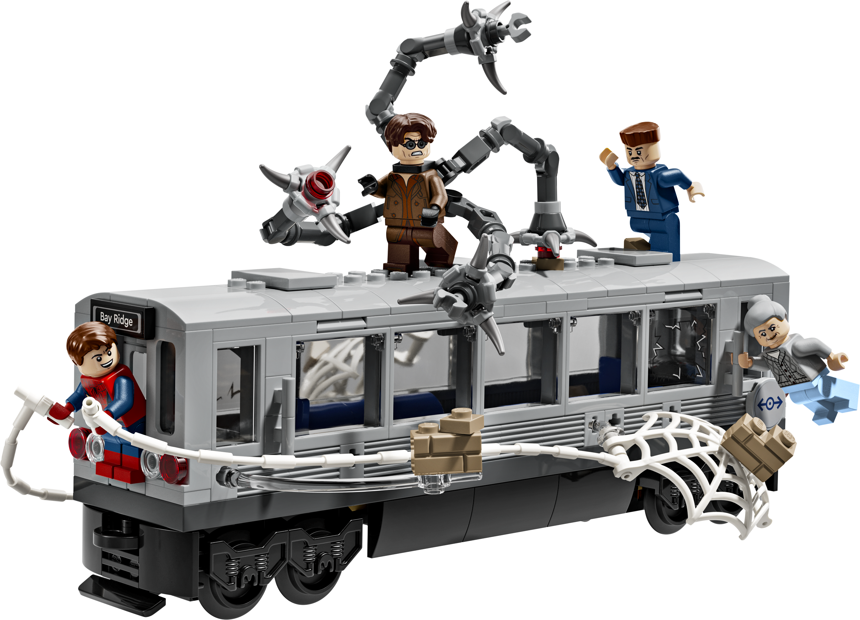 LEGO Spider-Man vs. Doc Ock: Escena del Tren Subterráneo (76321)