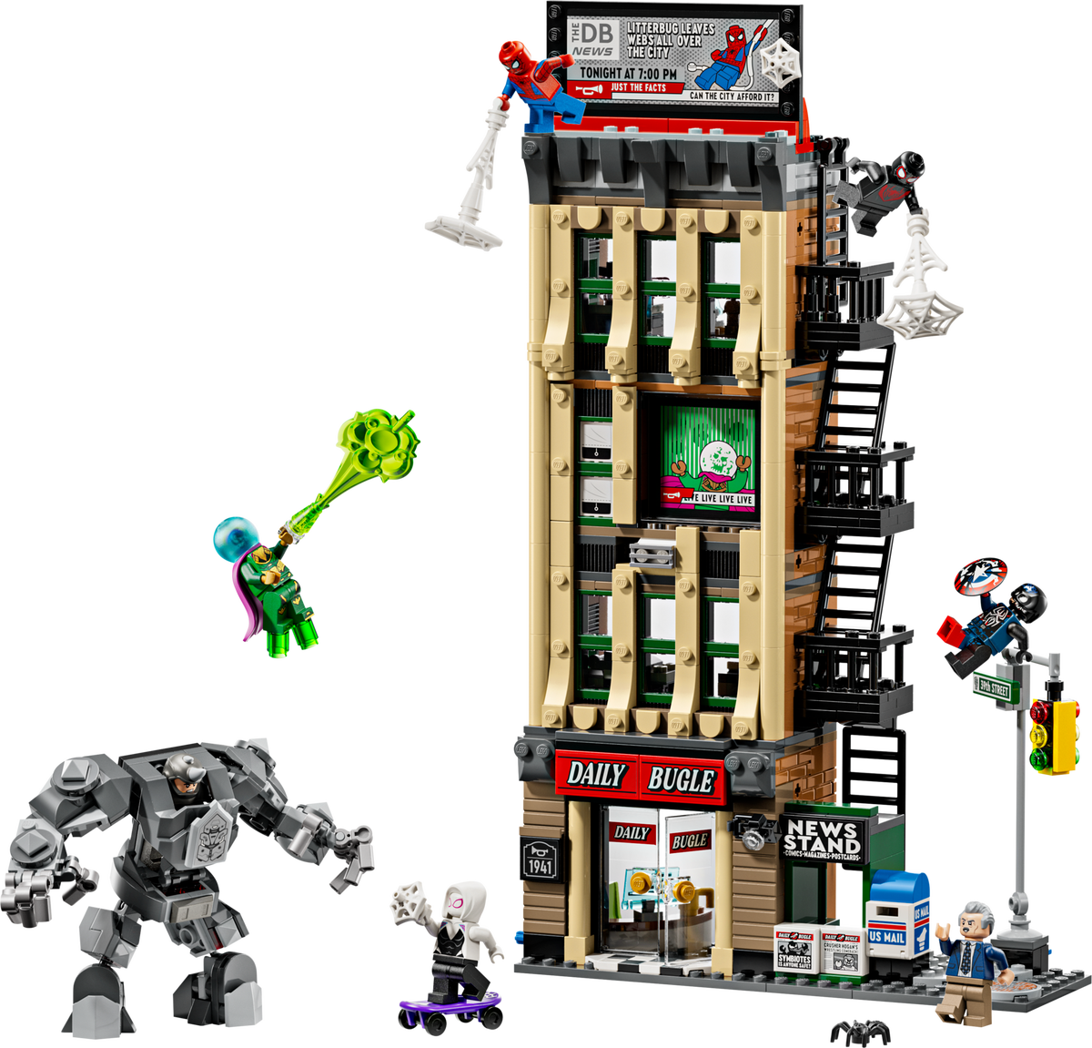 LEGO Spider-Man vs. Mysterio: El Daily Bugle (76342)