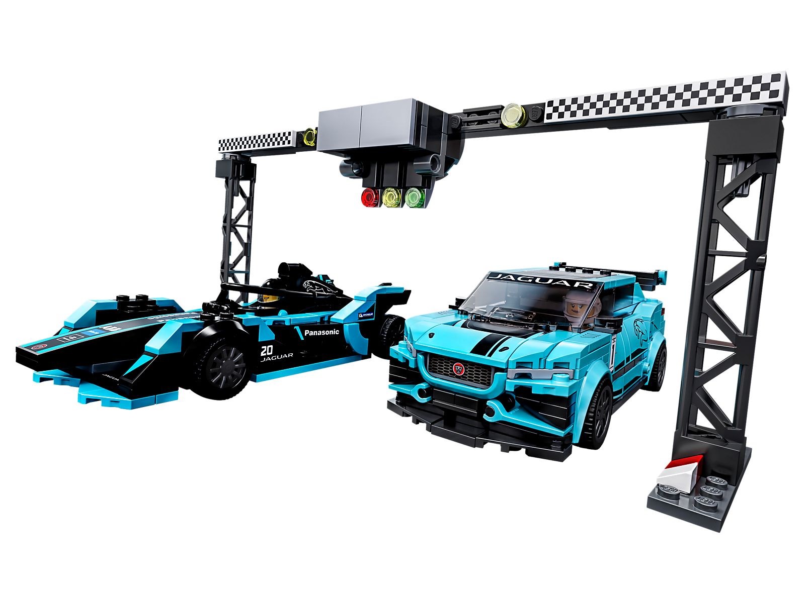 LEGO Formula E Panasonic Jaguar Racing GEN2 car & Jaguar I-PACE eTROPHY (76898)