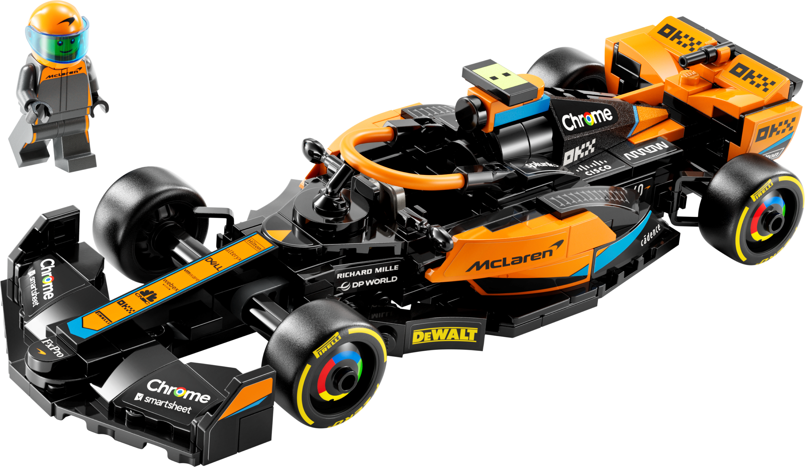 LEGO Coche de Carreras de Fórmula 1 McLaren 2023 (76919)