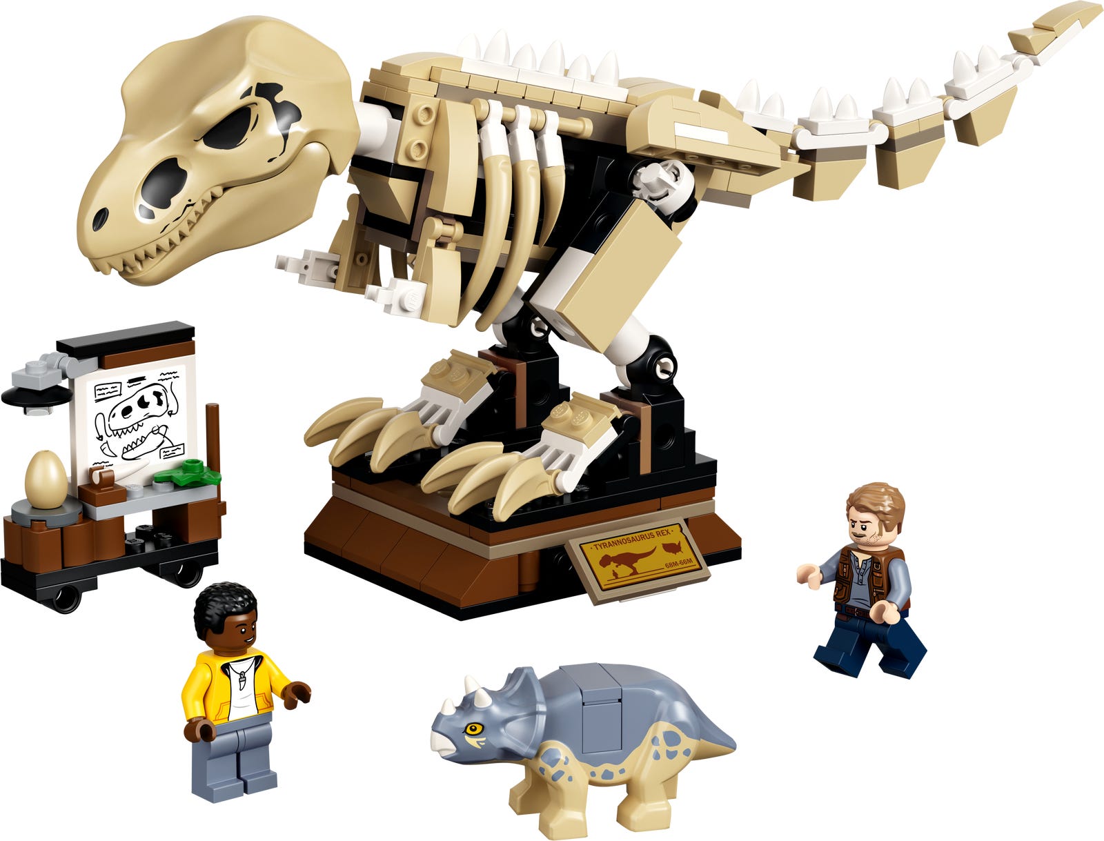 LEGO Exposición del Dinosaurio T. rex Fosilizado (76940)