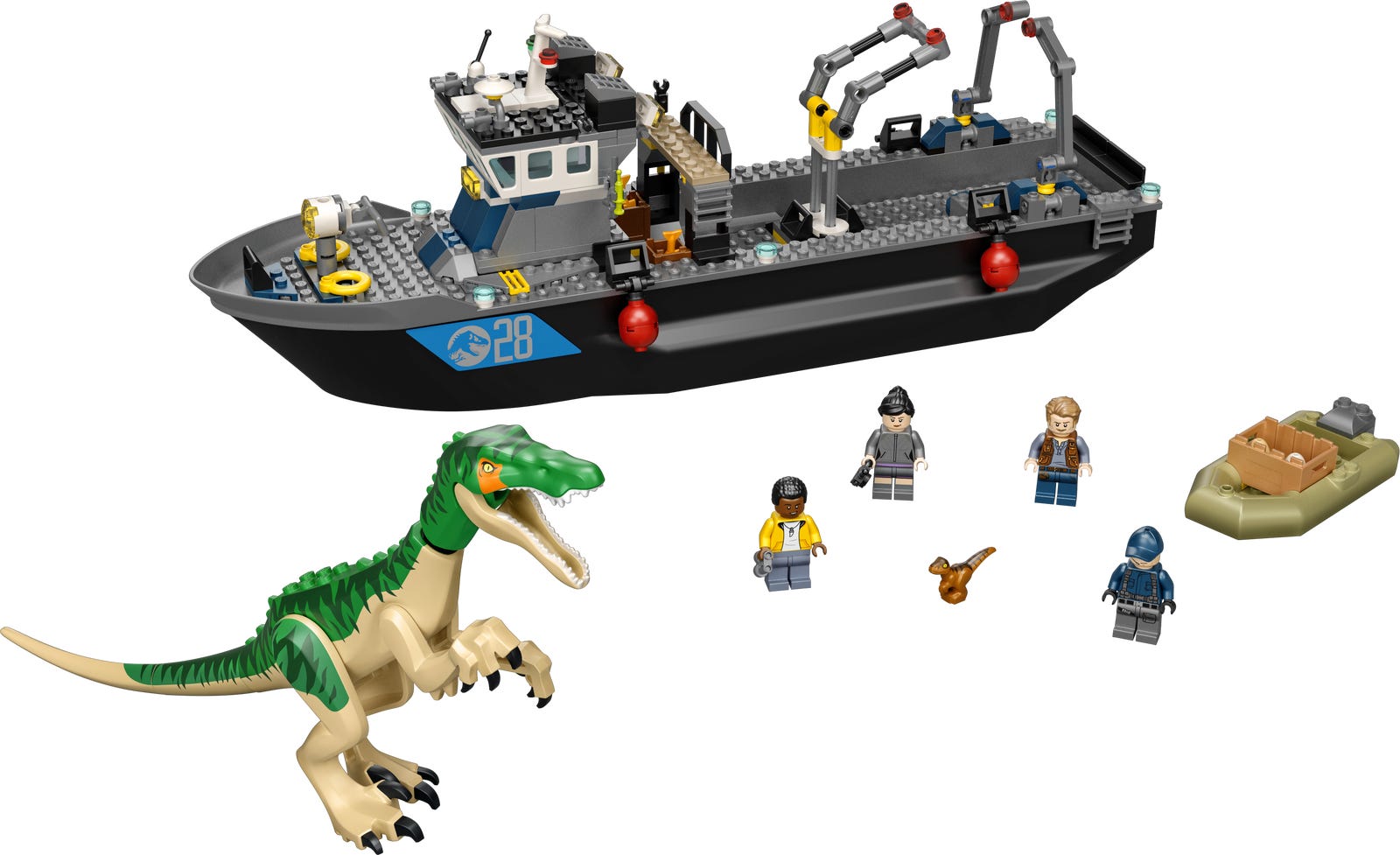 LEGO Fuga del Barco del Dinosaurio Baryonyx (76942)