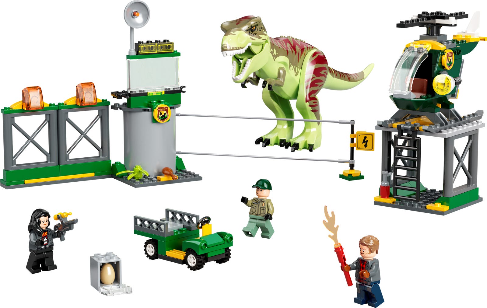 LEGO Fuga del Dinosaurio T. rex (76944)