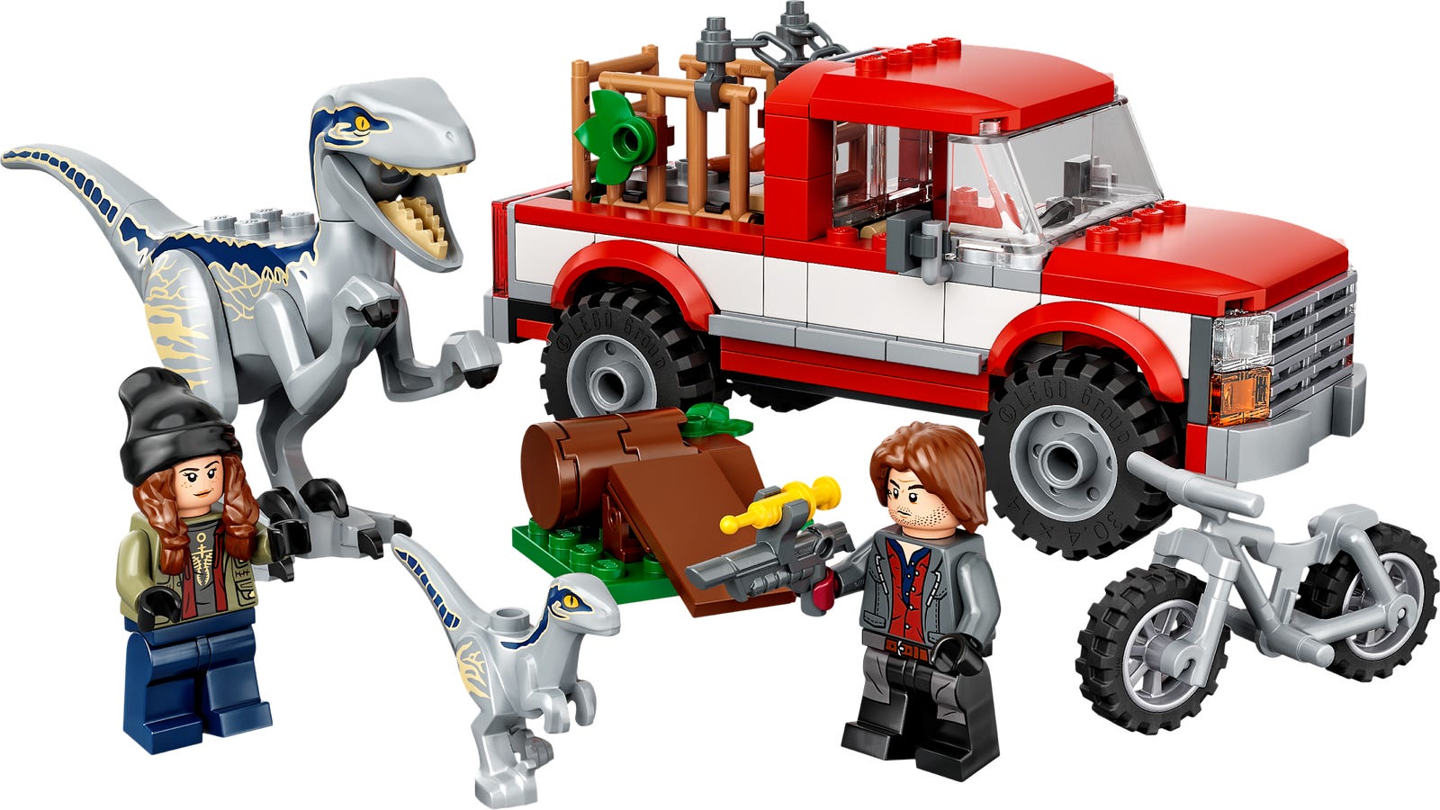 LEGO Captura de los Velocirraptores Blue y Beta (76946)