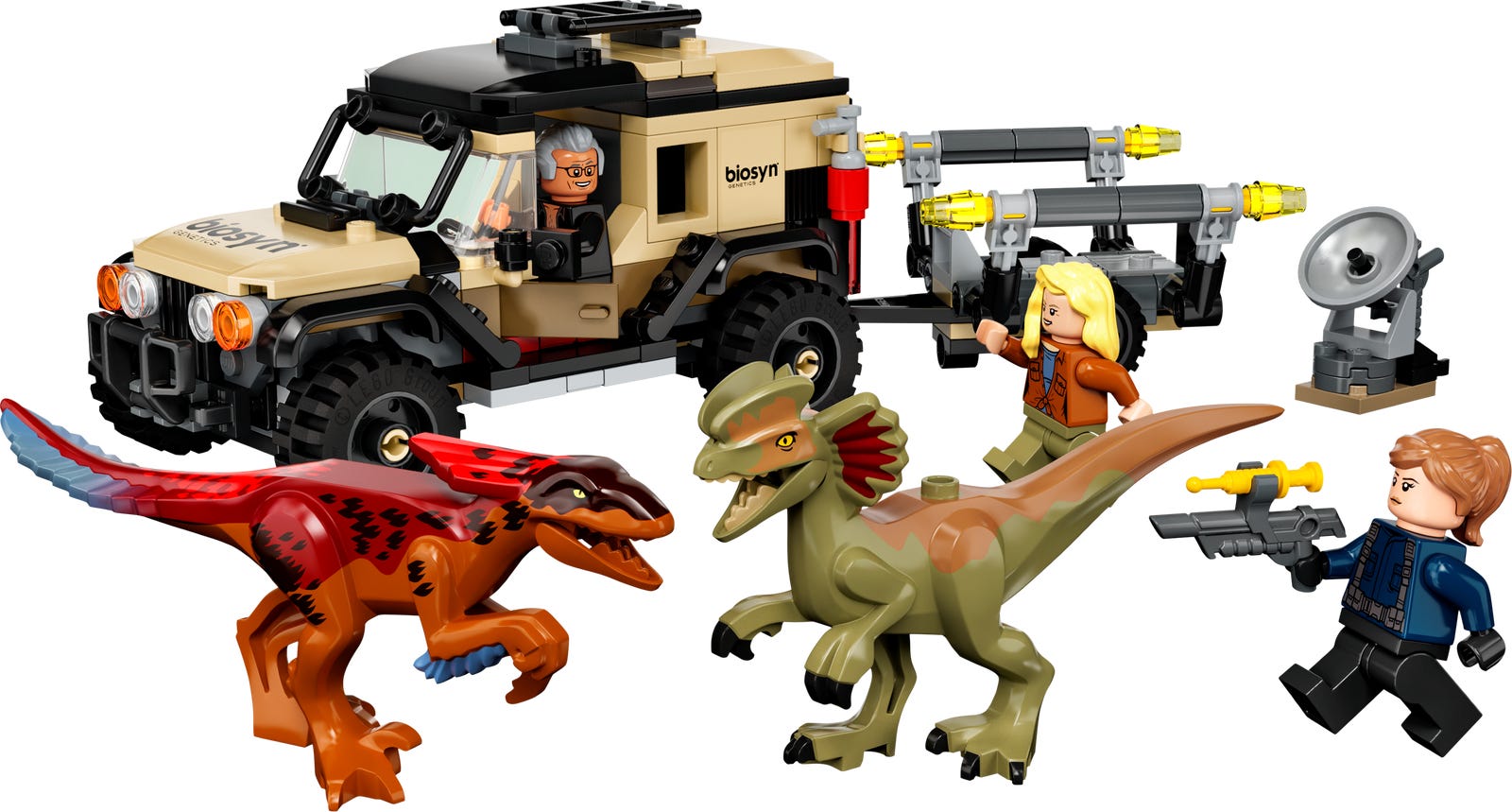 LEGO Transporte del Pyrorraptor y el Dilofosaurio (76951)
