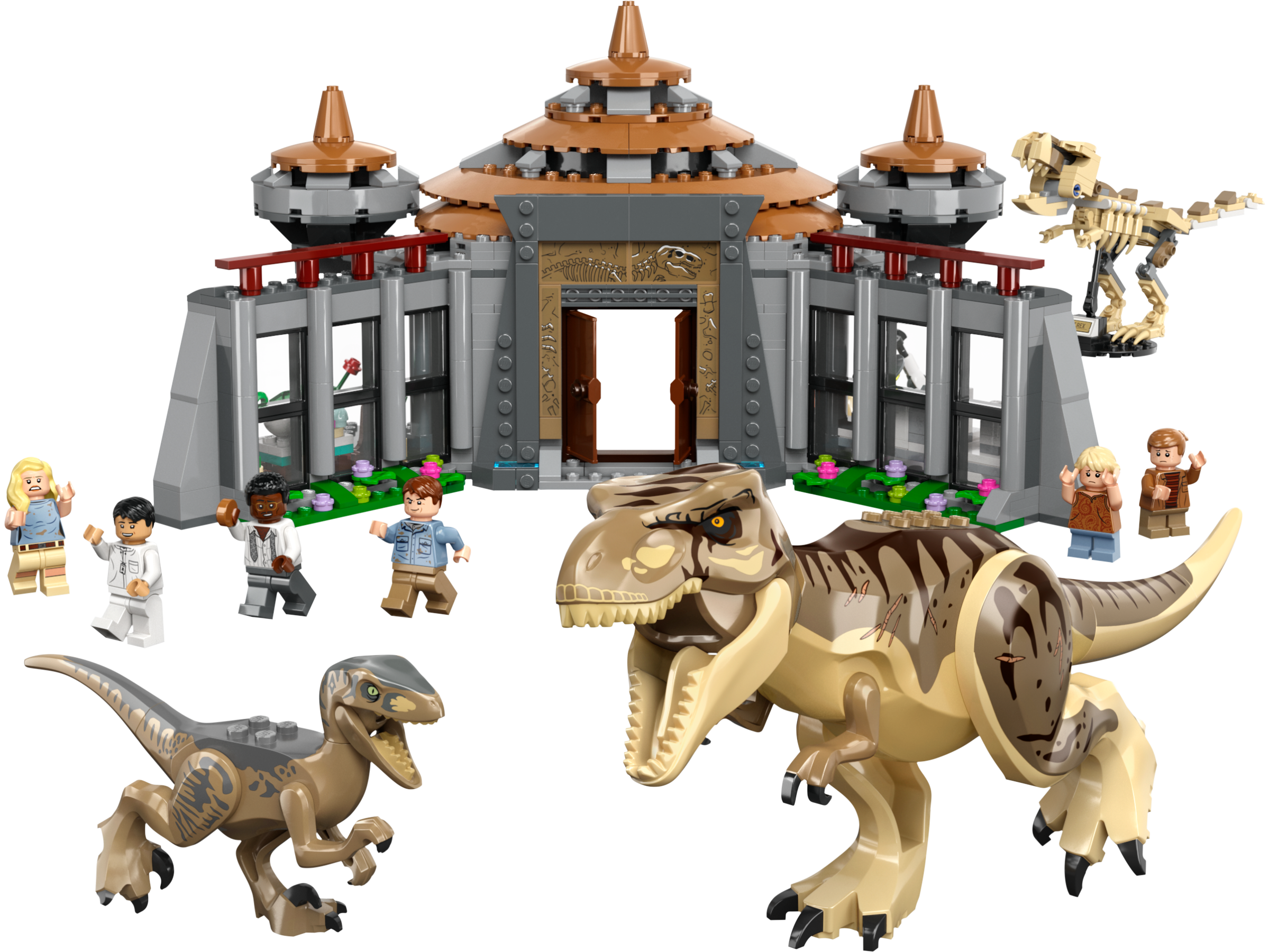 LEGO Centro de Visitantes: T. rex y Ataque del Raptor (76961)